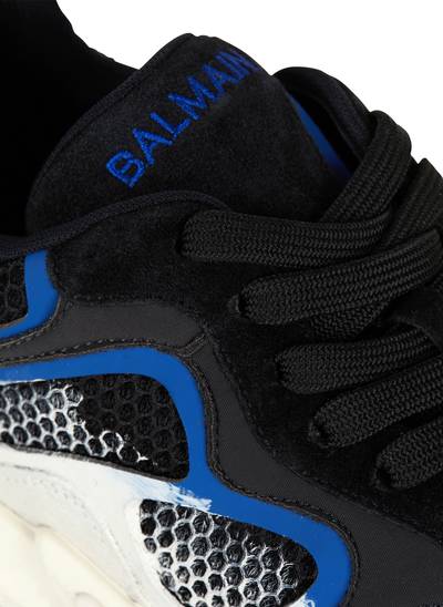 Balmain B-East trainer in leather, suede and mesh outlook