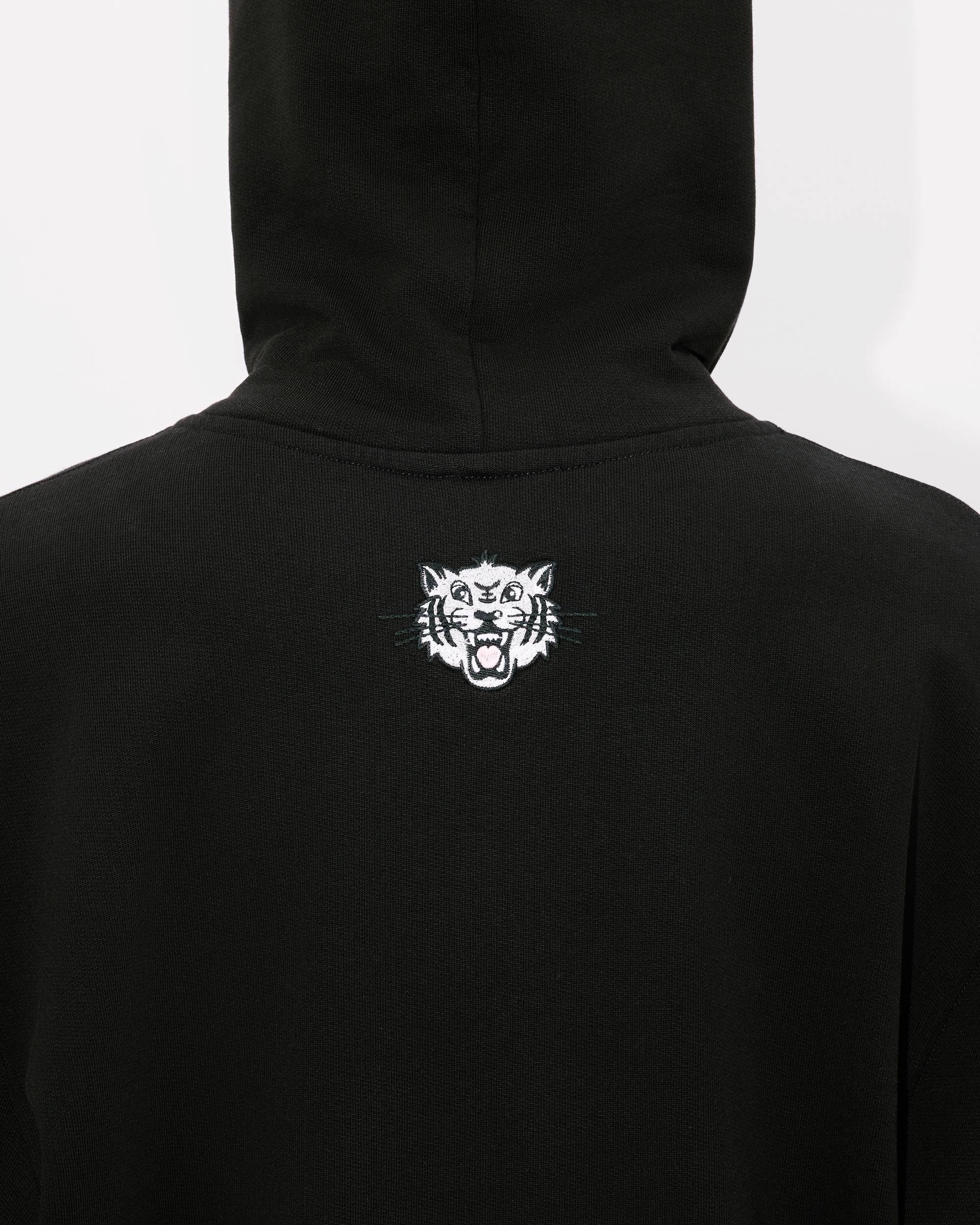 'KENZO Happy Tiger' embroidered hoodie in cotton - 7
