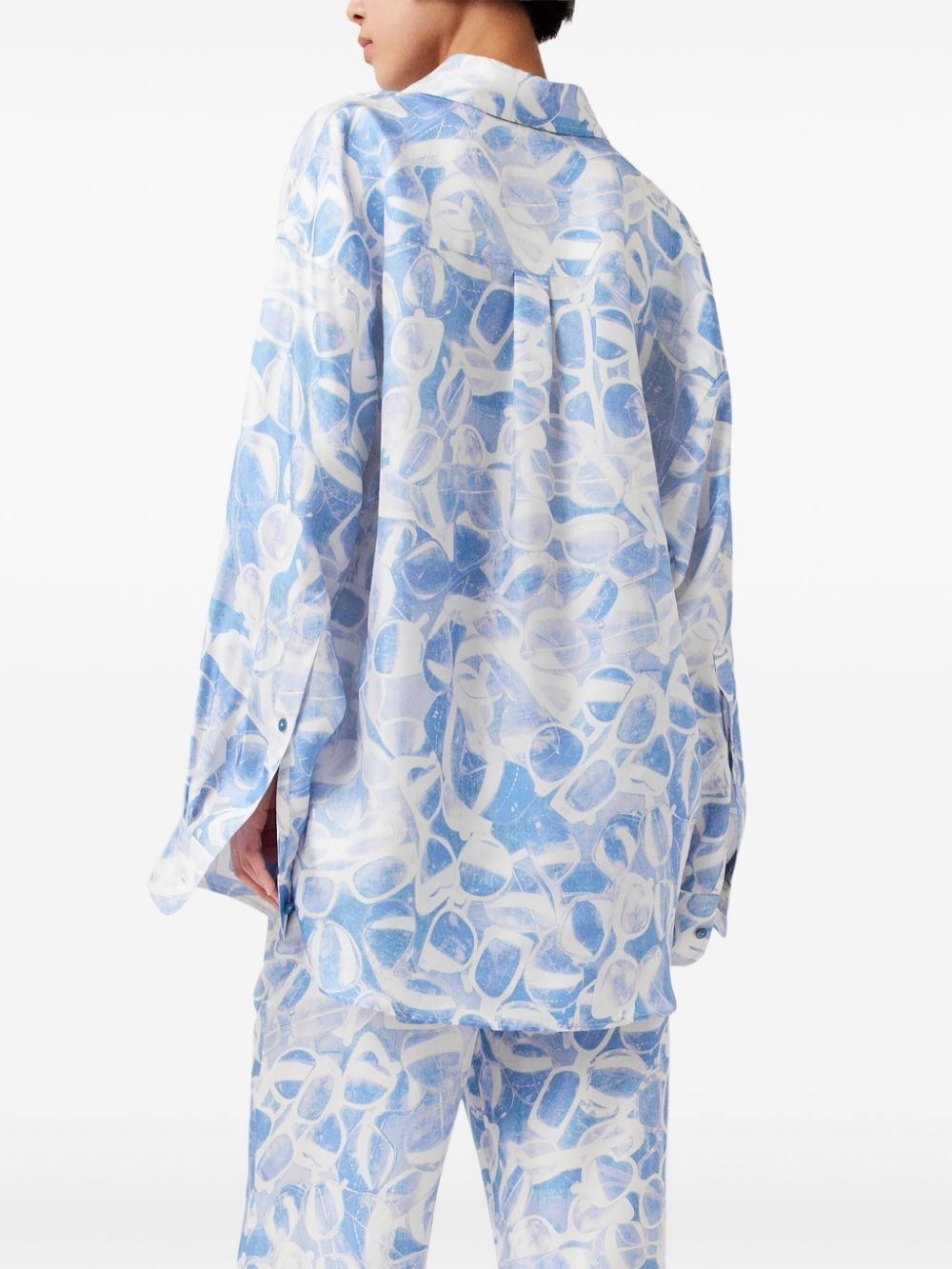 sunglasses-print shirt - 5