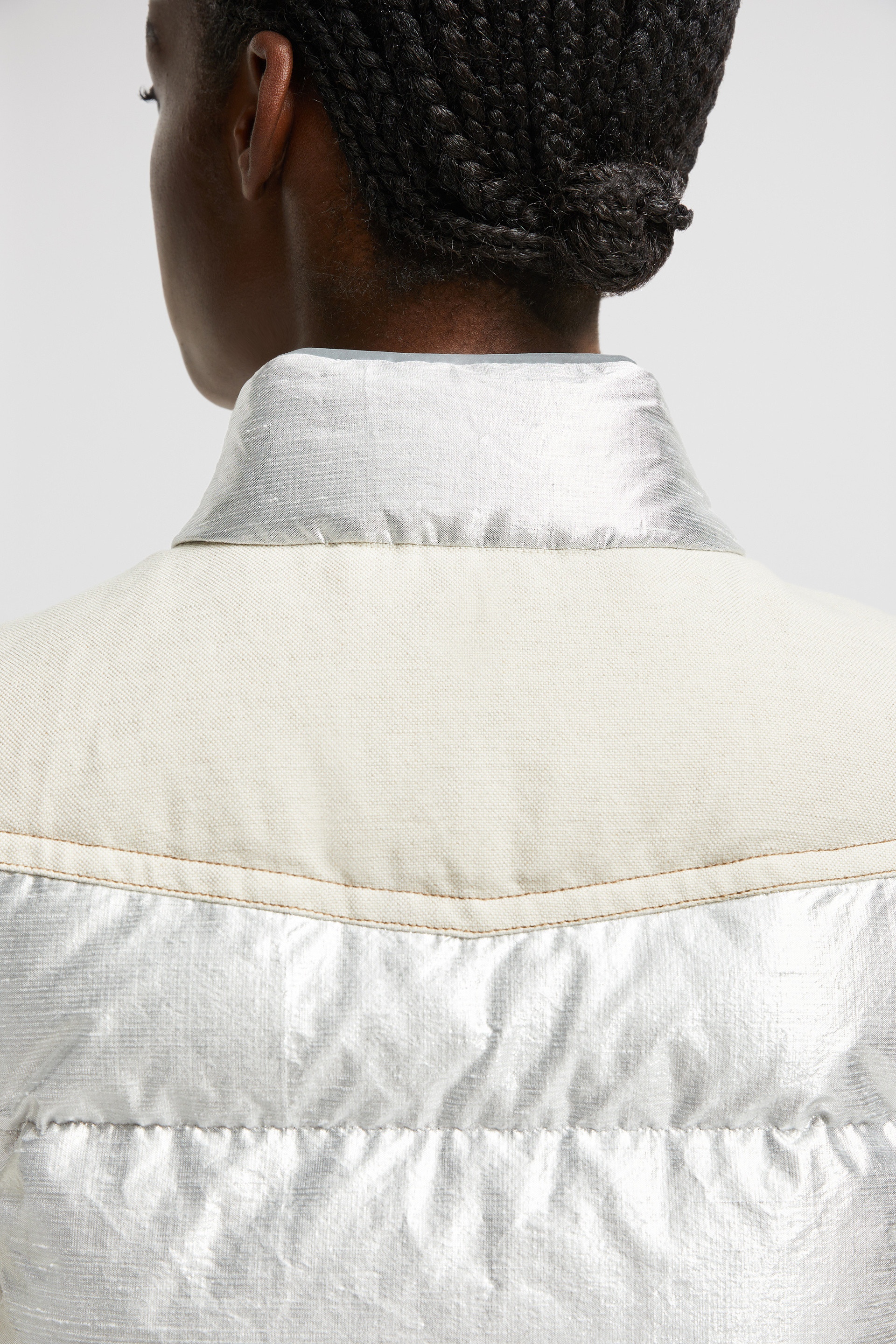 Pinchot Lamé Down Vest - 8