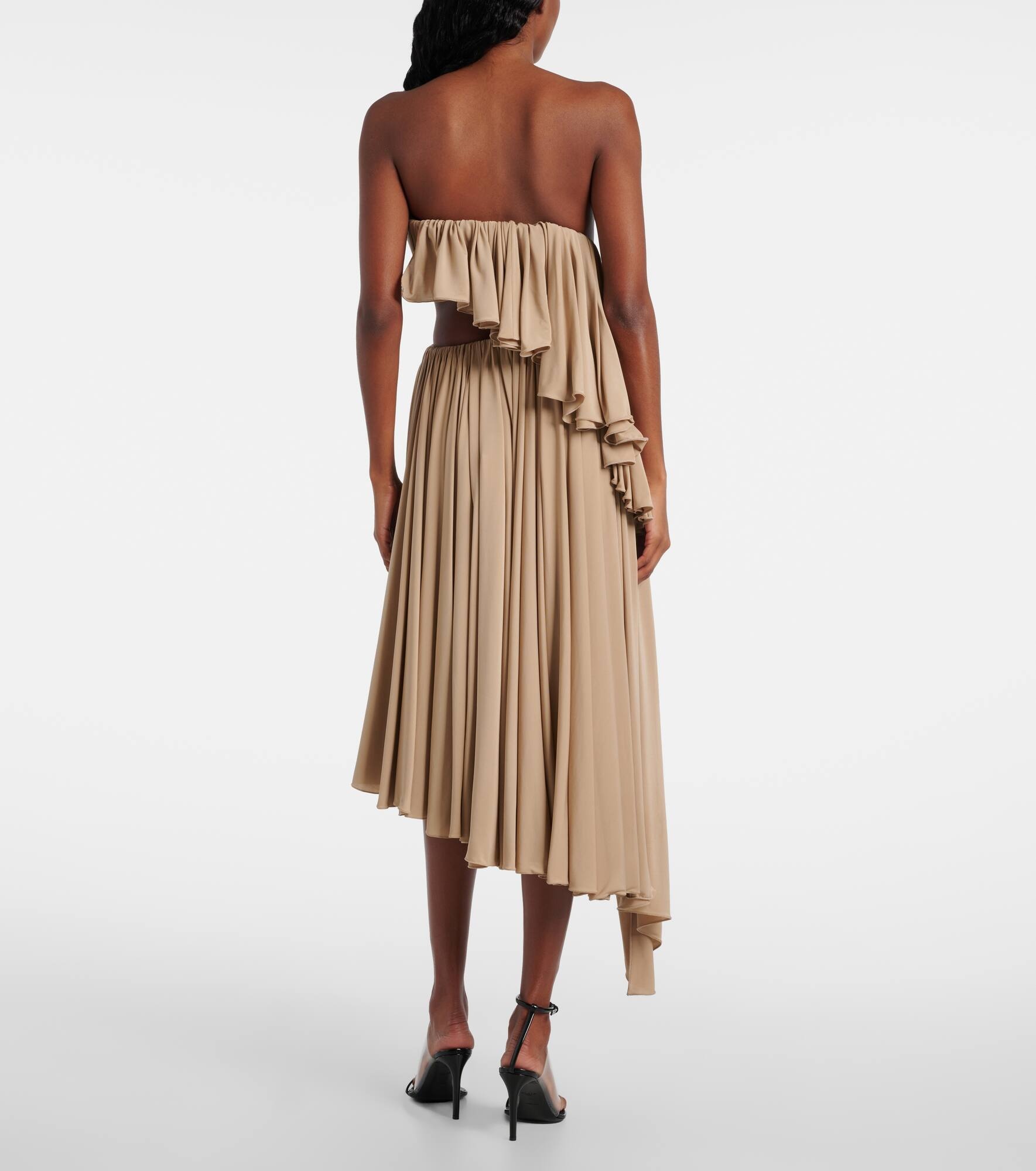 Spiral ruffled minidress - 3
