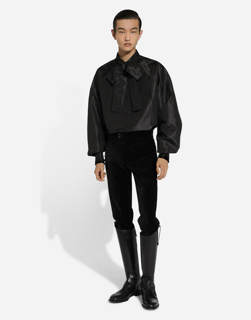Dolce & Gabbana Super-oversize silk shirt outlook