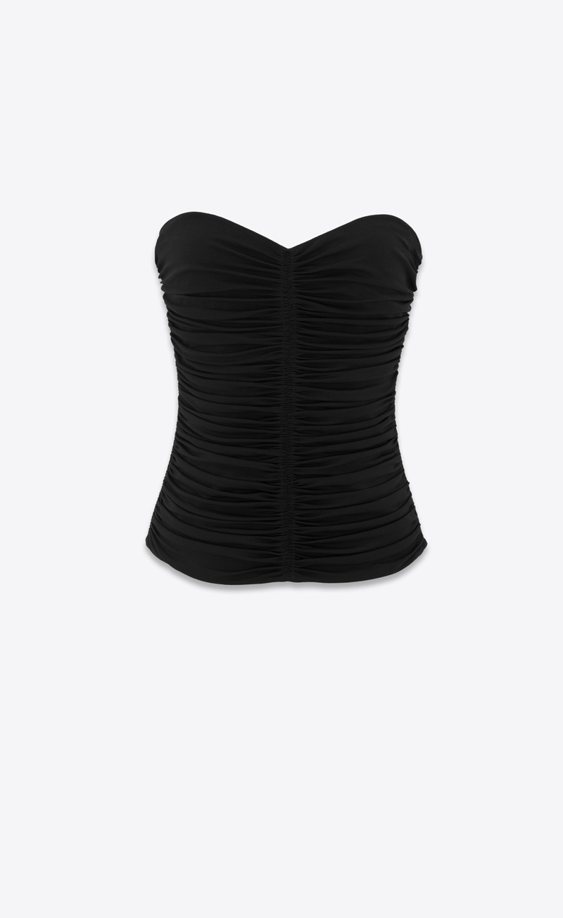 bustier in crepe jersey - 1