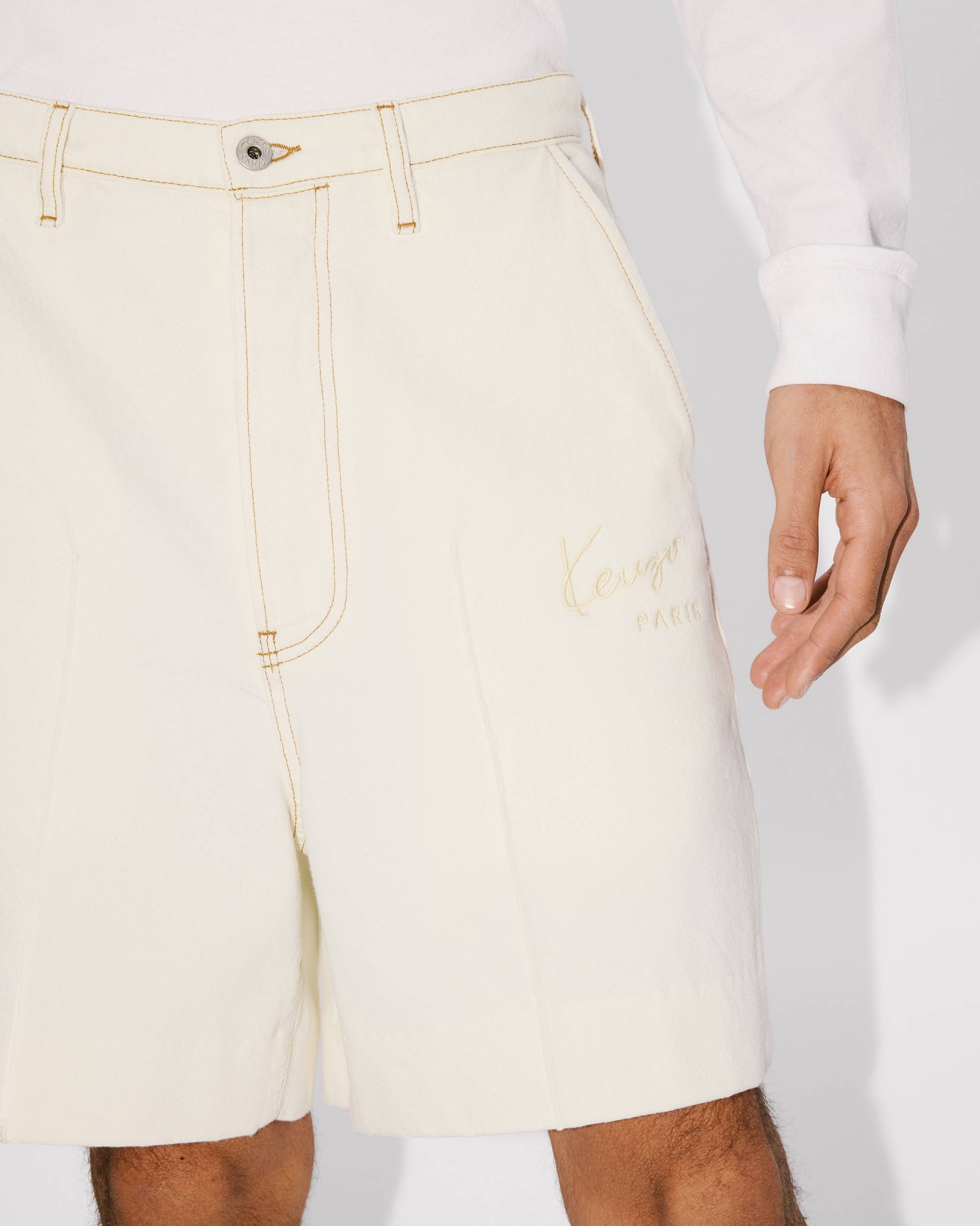 'KENZO Creations' relaxed straight short - 5
