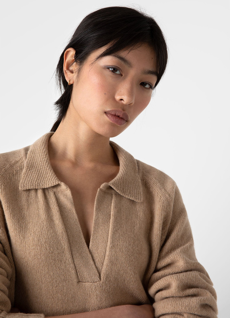 Sunspel Lambswool Polo Jumper outlook