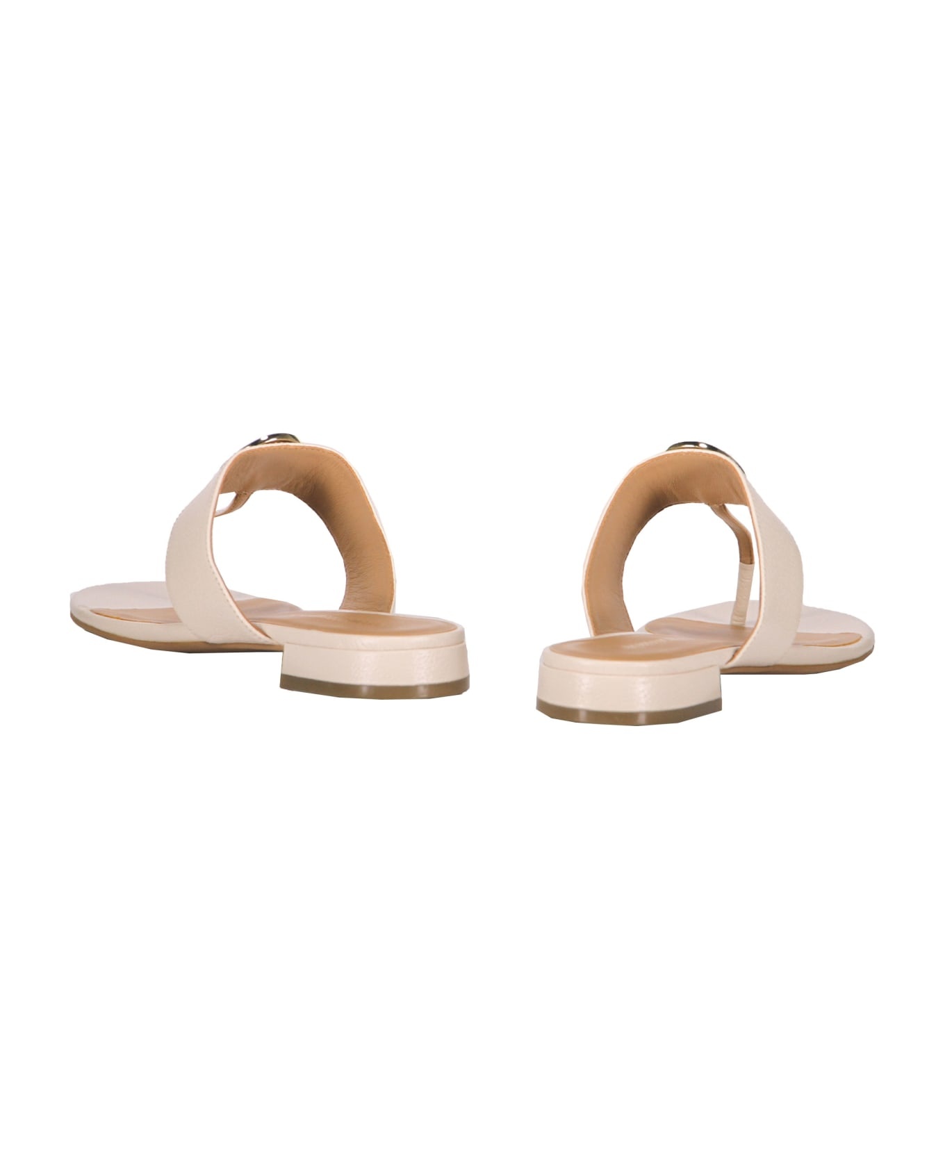 Leather Thong-sandals - 3