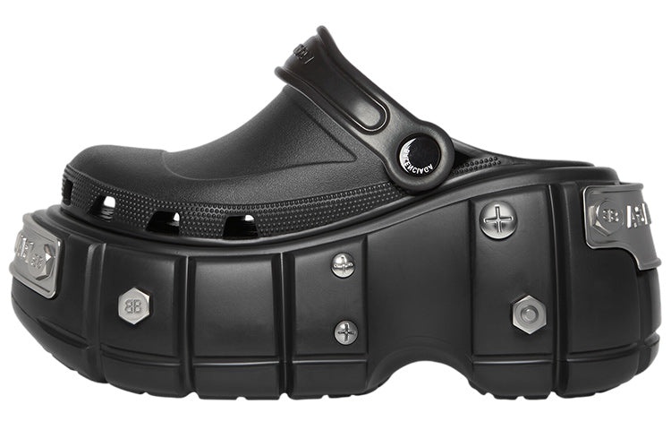 Balenciaga Hardcrocs Slide x Crocs 'Black' 687397W1S8N1081 - 2