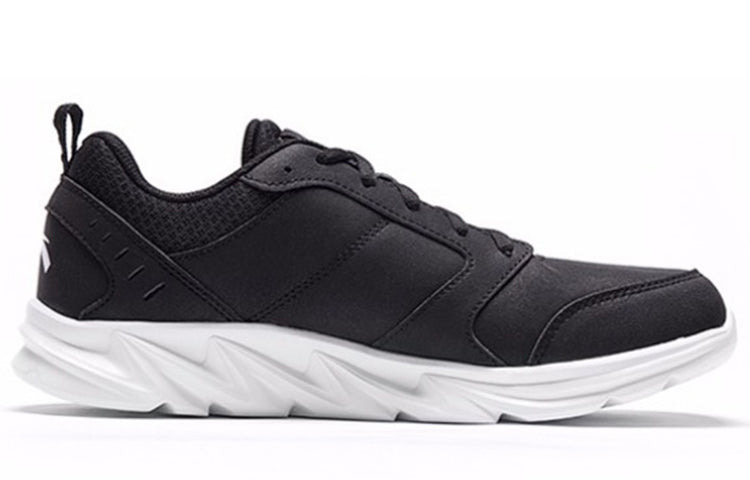 ANTA Running Series Sneakers Leather  'Black White' 91815522-6 - 2