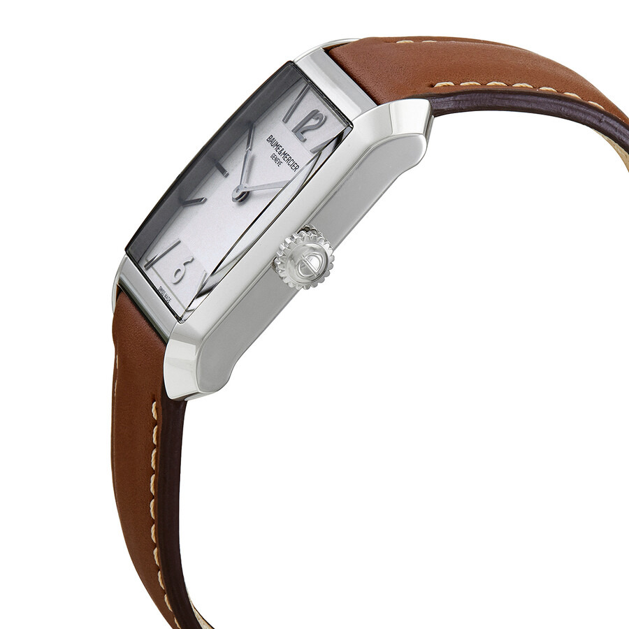 Baume Et Mercier - Pre-owned Baume et Mercier Hampton Quartz Silver Dial Men's Watch M0A10670 - 2