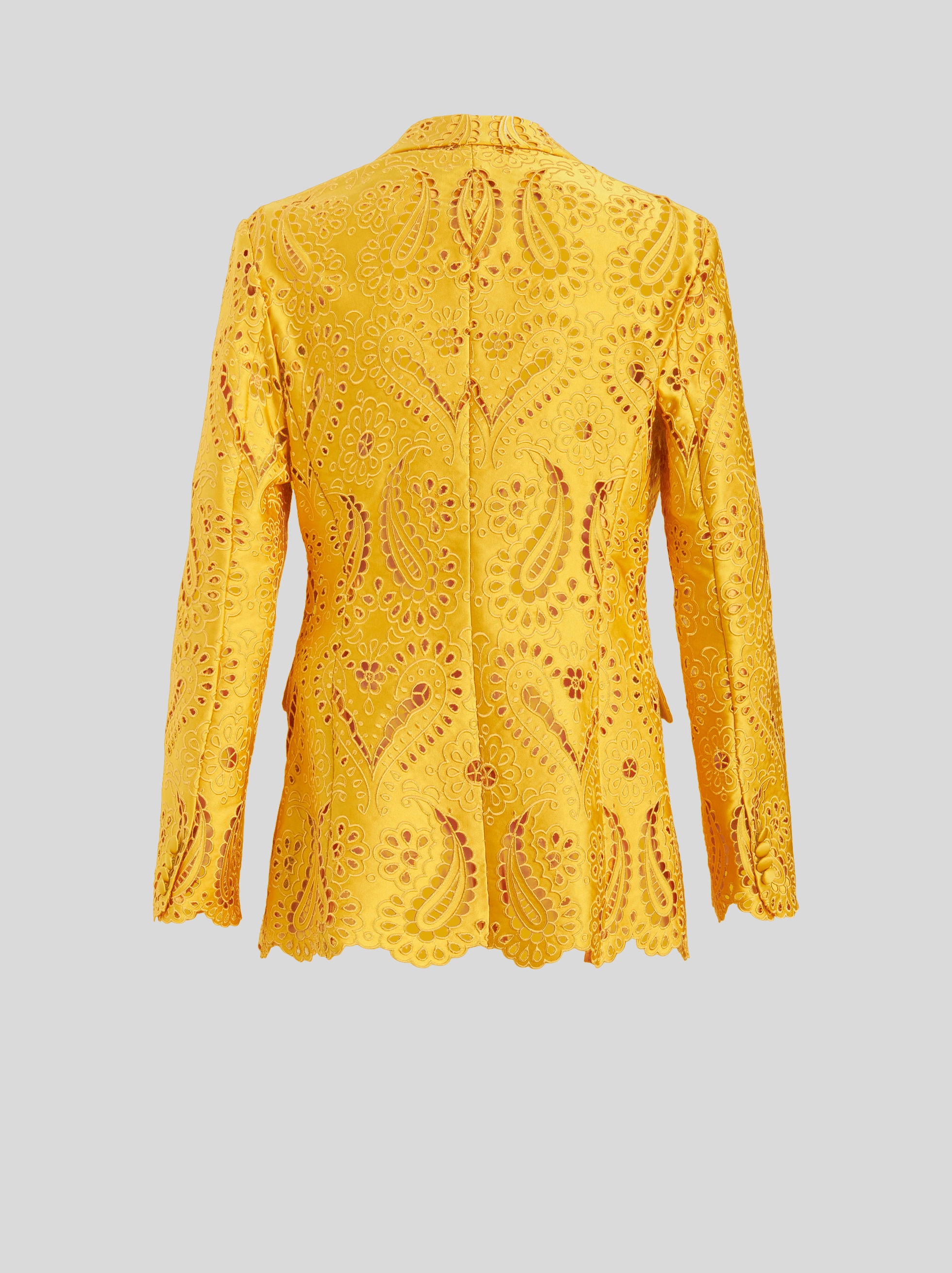 TAILORED PAISLEY PATTERN SANGALLO JACKET - 5