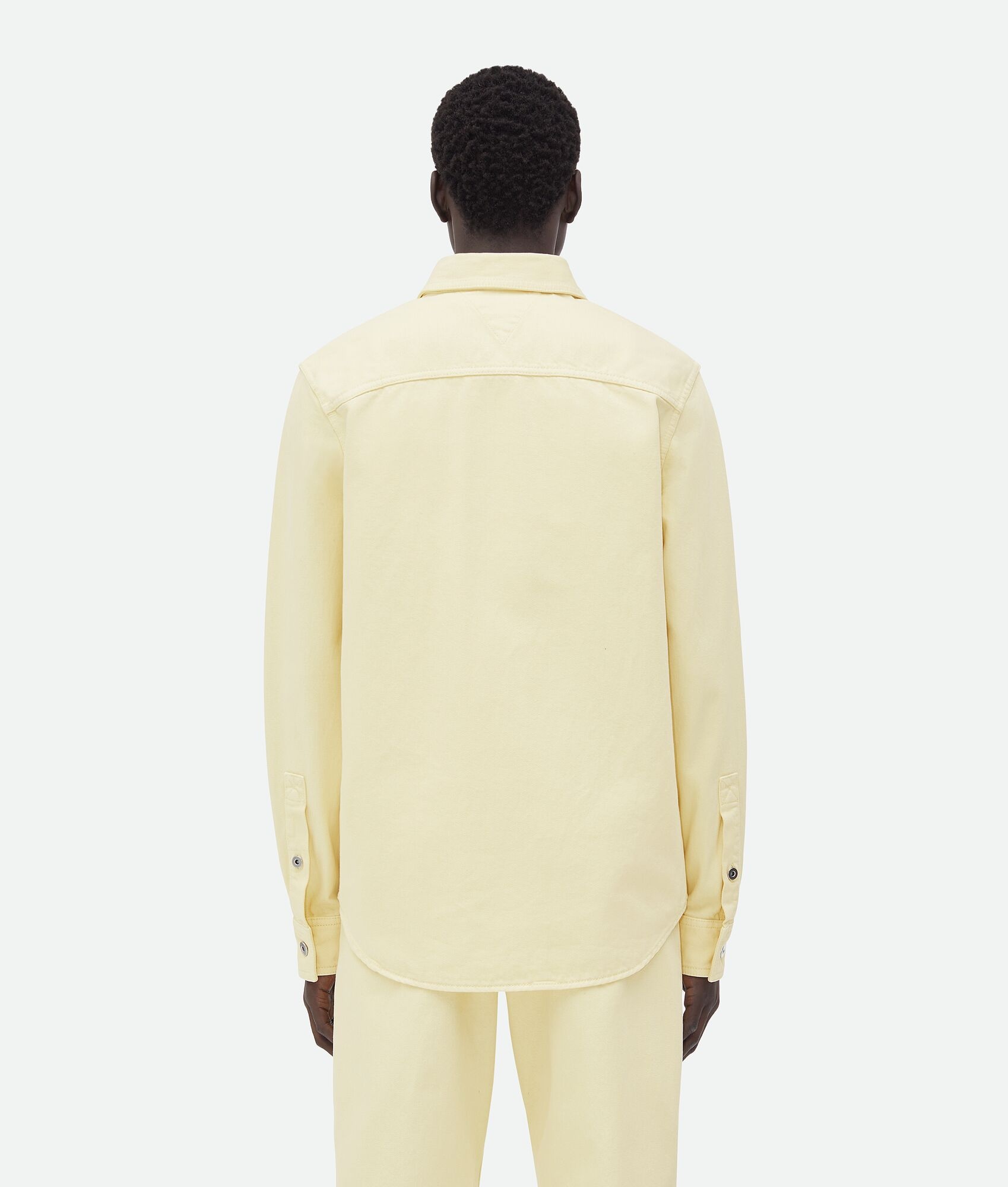 Yellow Wash Denim Shirt - 3