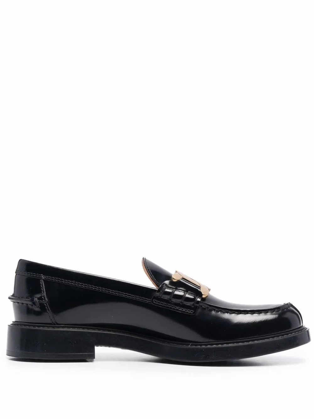 chain-plaque loafers - 1