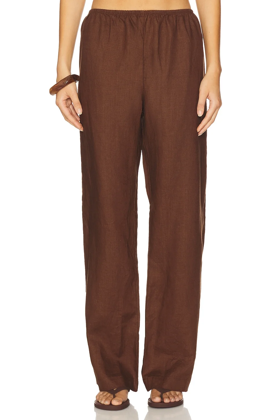 x REVOLVE The Linen Simple Pant - 1