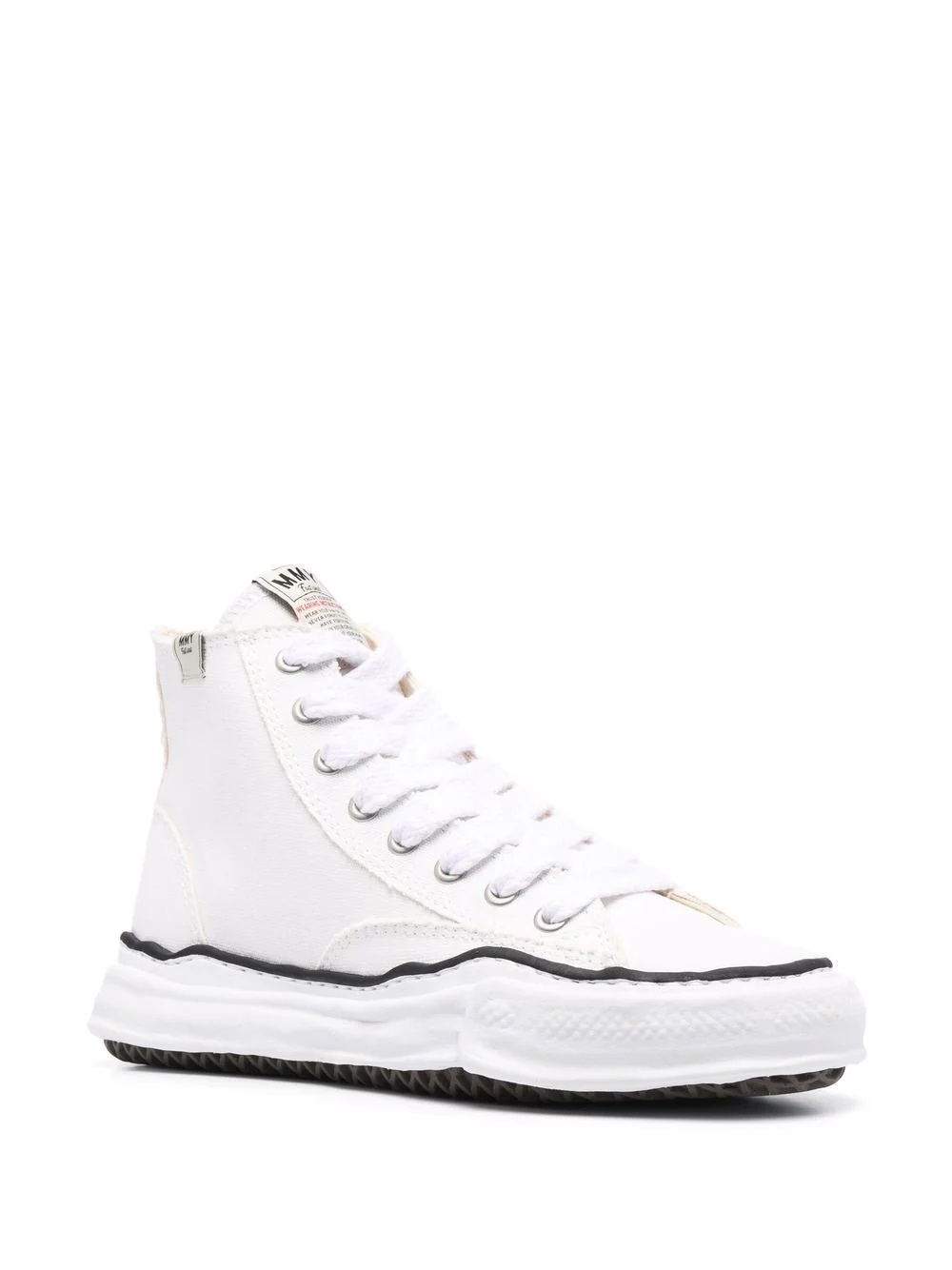high-top lace-up sneakers - 2
