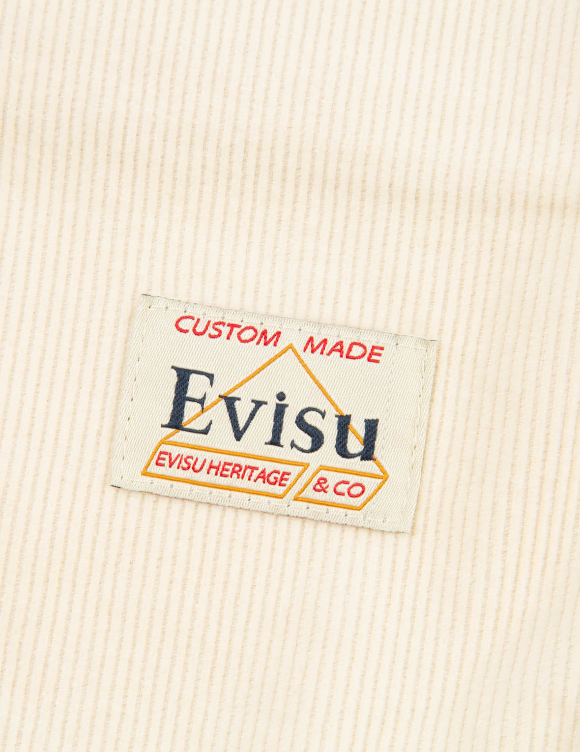 TEAR-OFF DESIGN FABRIC BLOCKING CORDUROY SHIRT DRESS - 8
