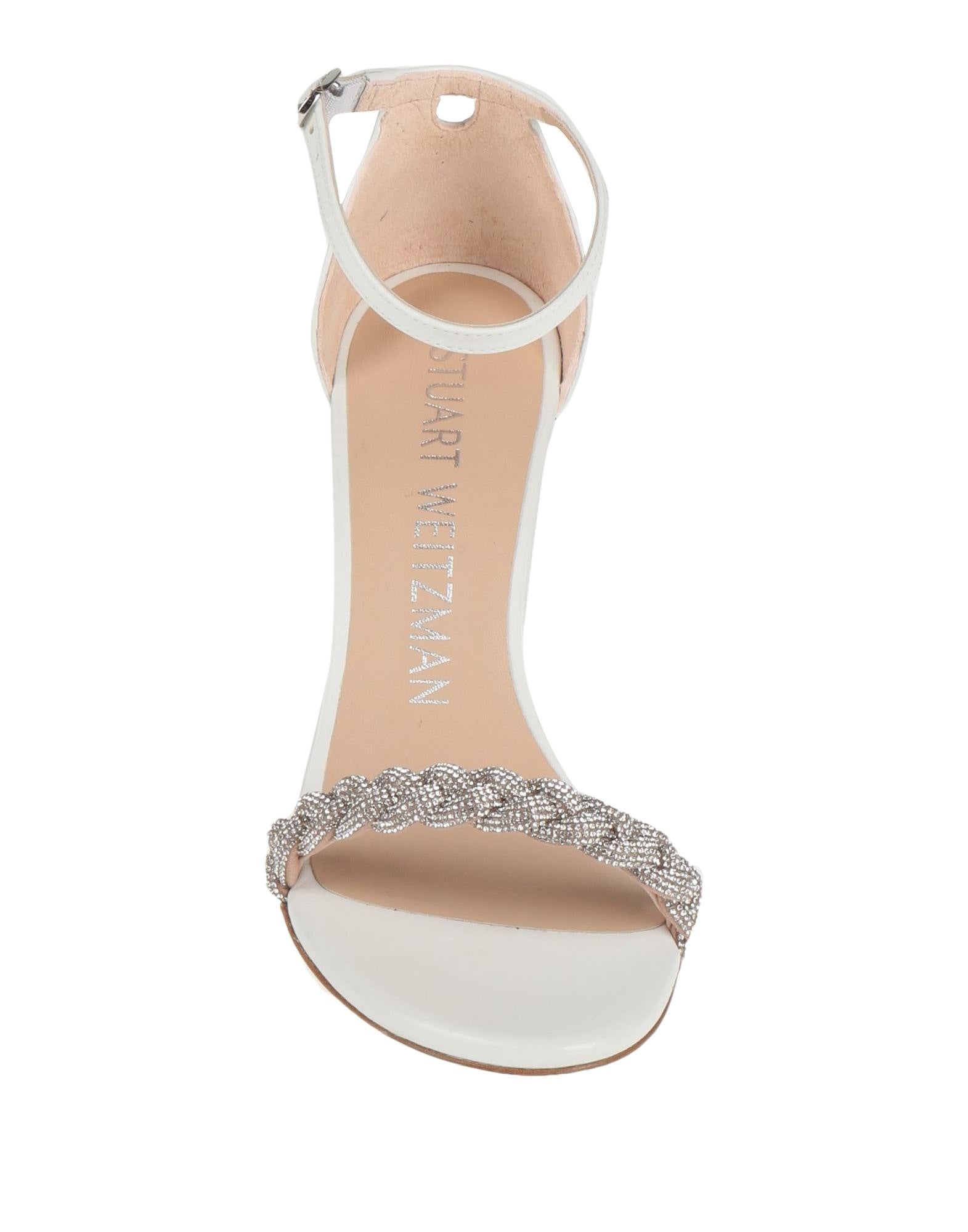 White Women's Sandals - 4