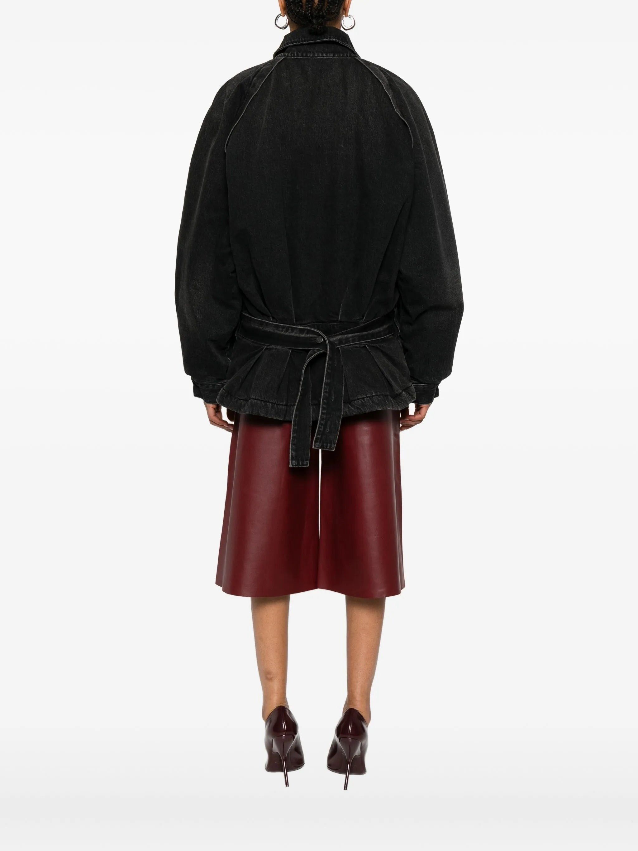Haikure Zip-front Denim Jacket - 4