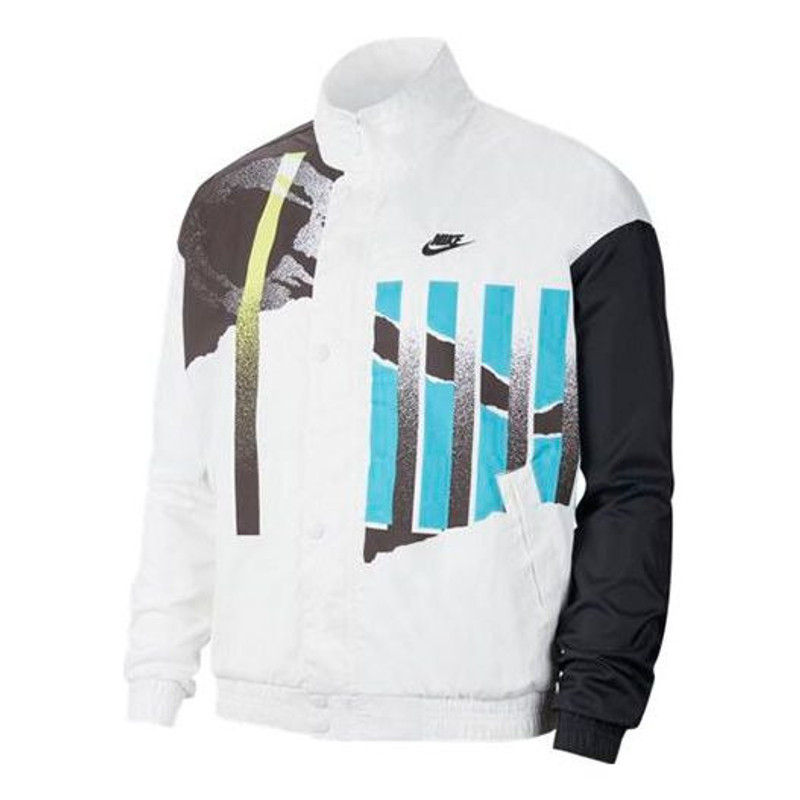Nike Court Casual Cozy Tennis Jacket White Light Blue CQ9185-101 1