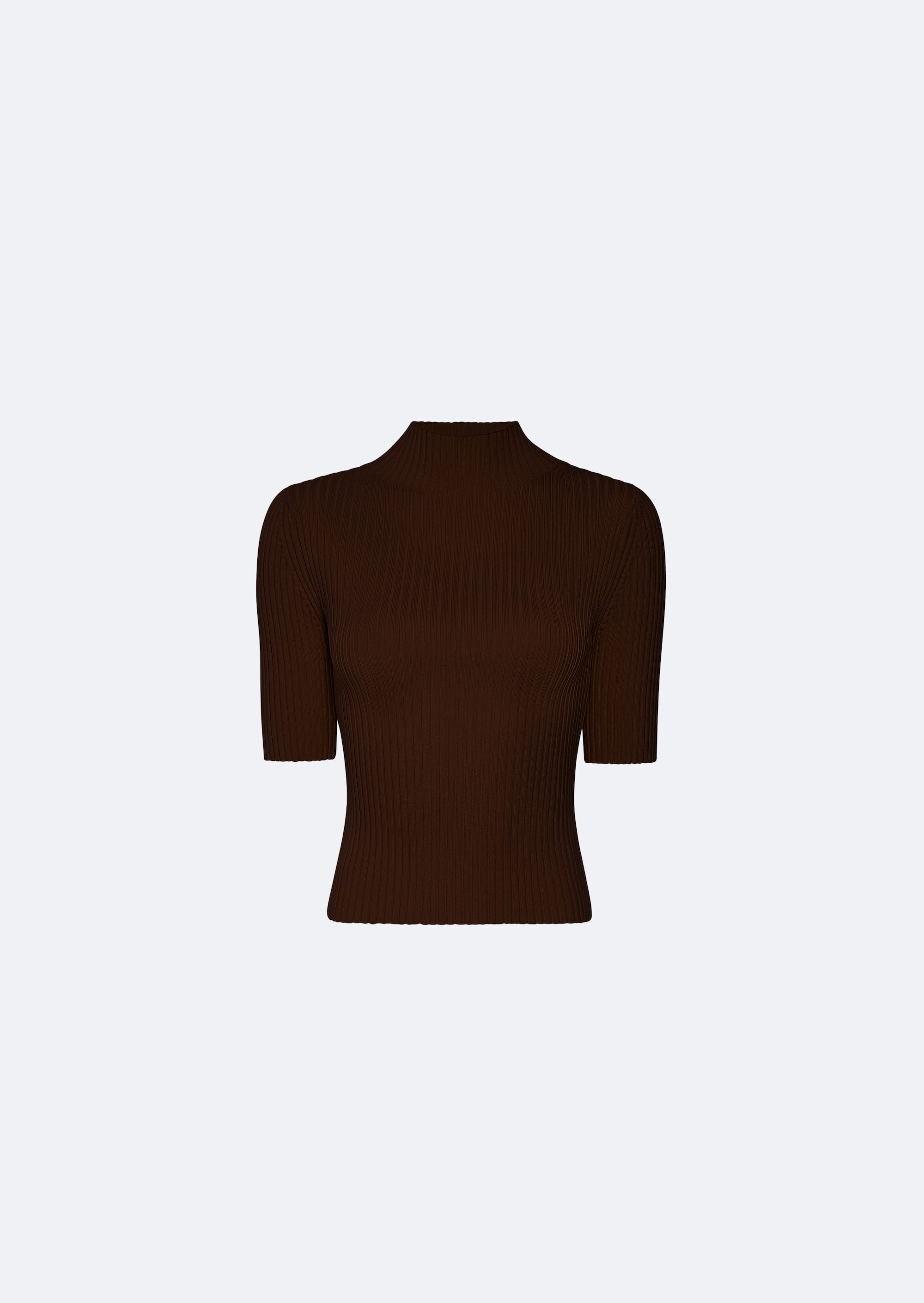 Cotton Wool Turtleneck Tee - 1