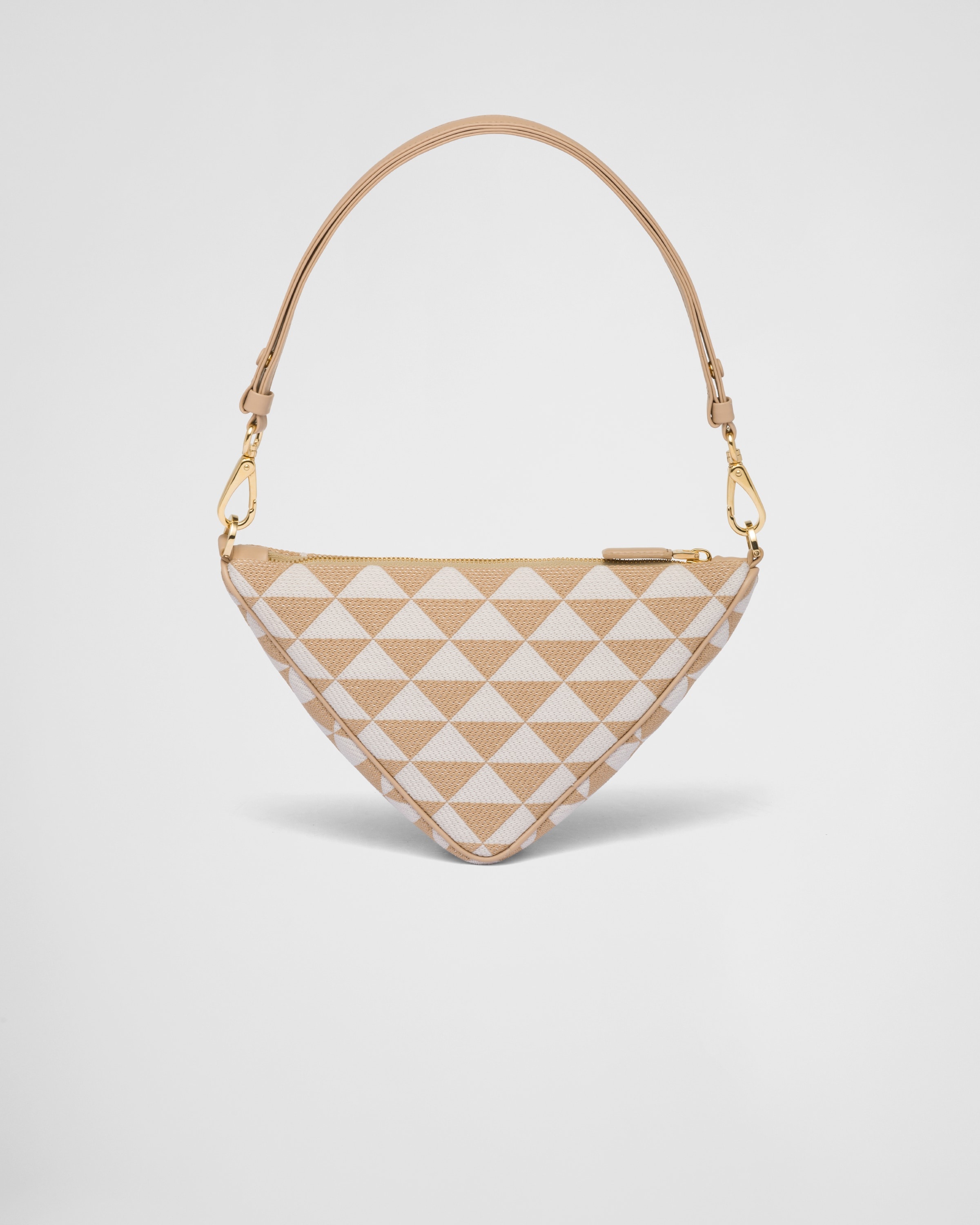 triangle logo mini bag