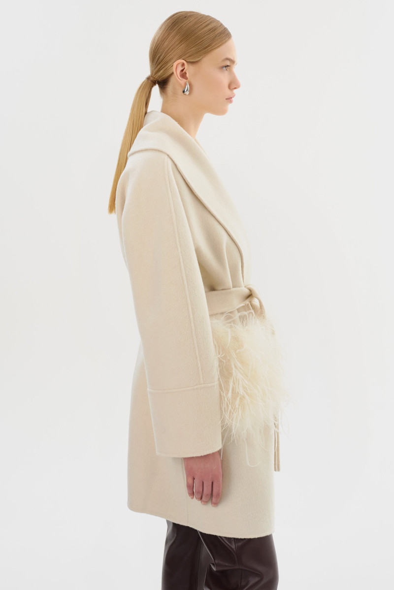 MARIE | Shawl Collar Wool Coat 4