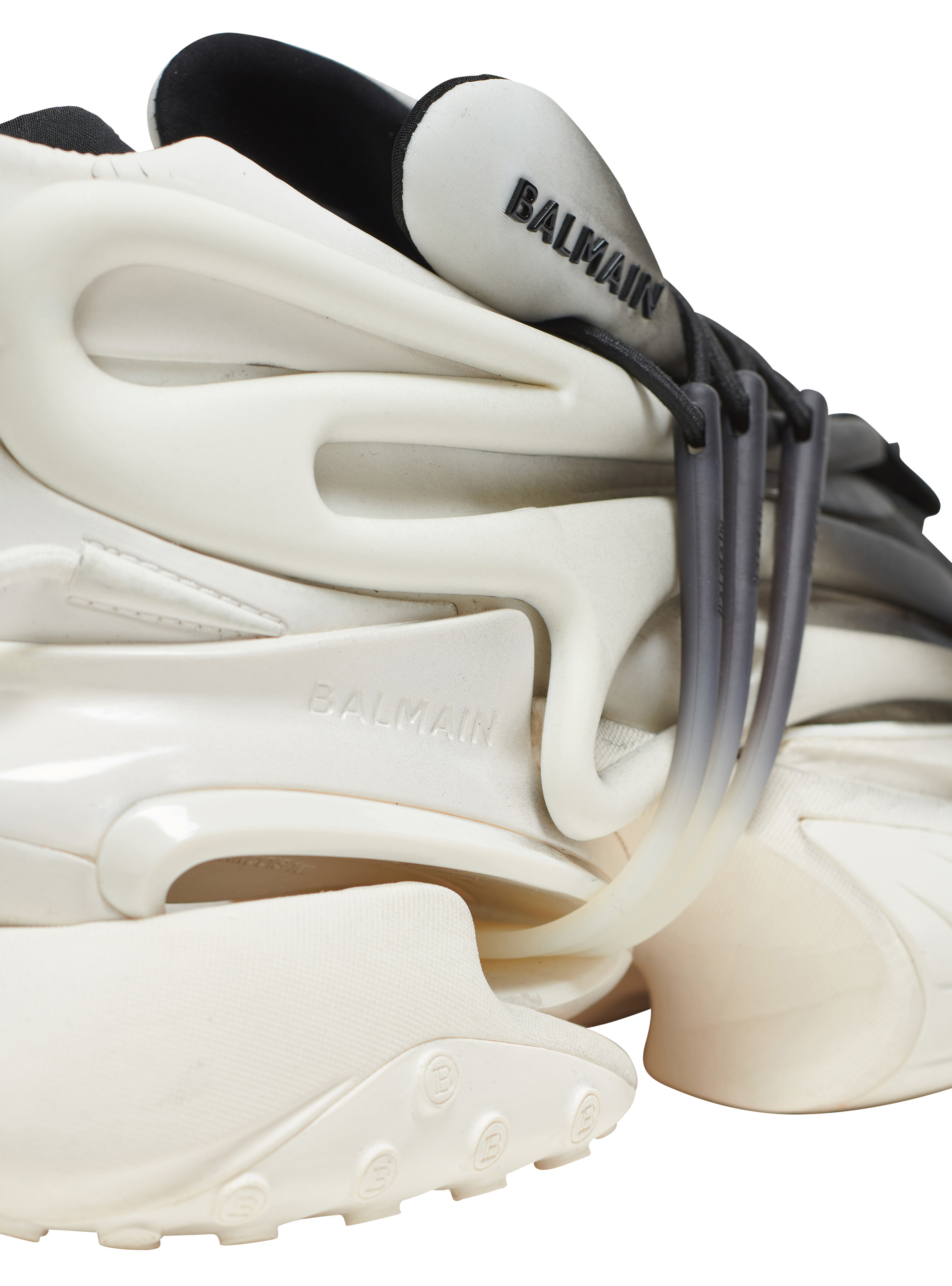Unicorn low-top trainers in neoprene and leather - 6