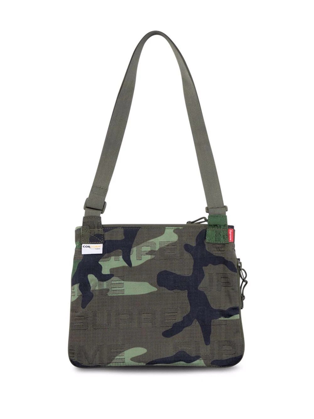 logo-print side bag "FW21" - 2