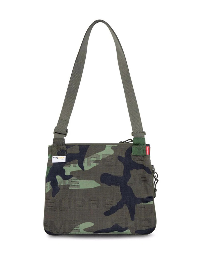 Supreme logo-print side bag "FW21" outlook