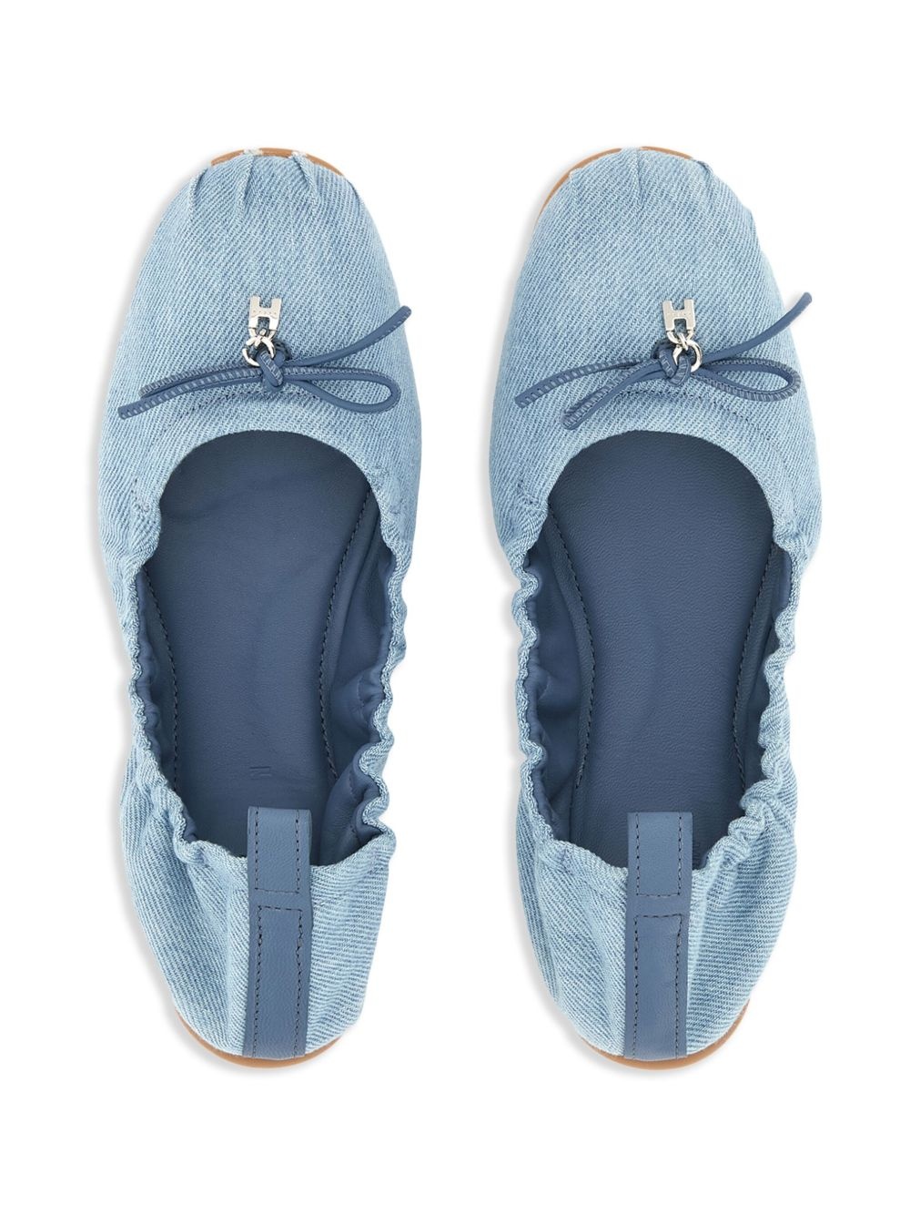 denim ballerina shoes - 4
