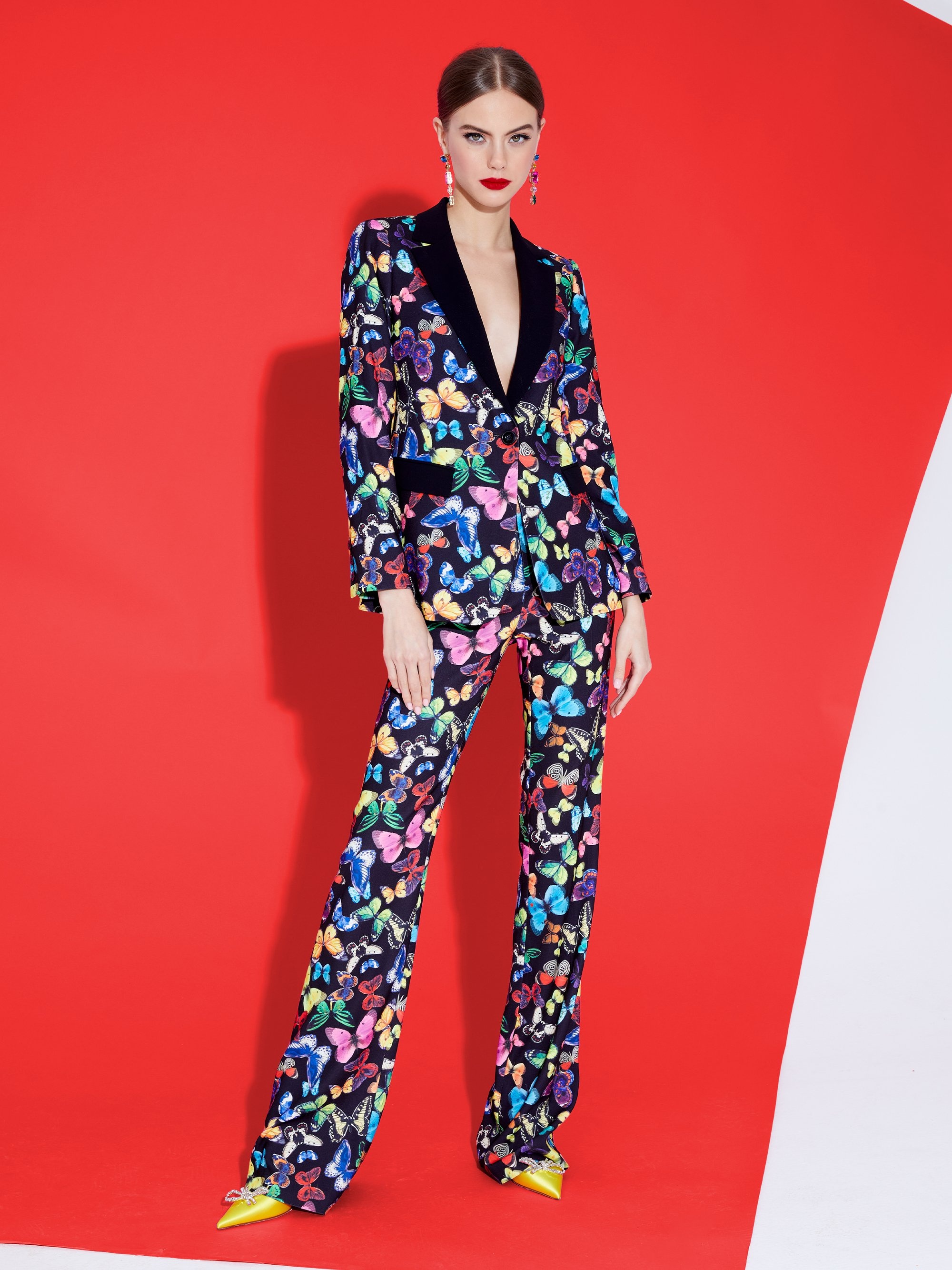 MACEY COMBINATION NOTCH COLLAR FITTED BLAZER - 6