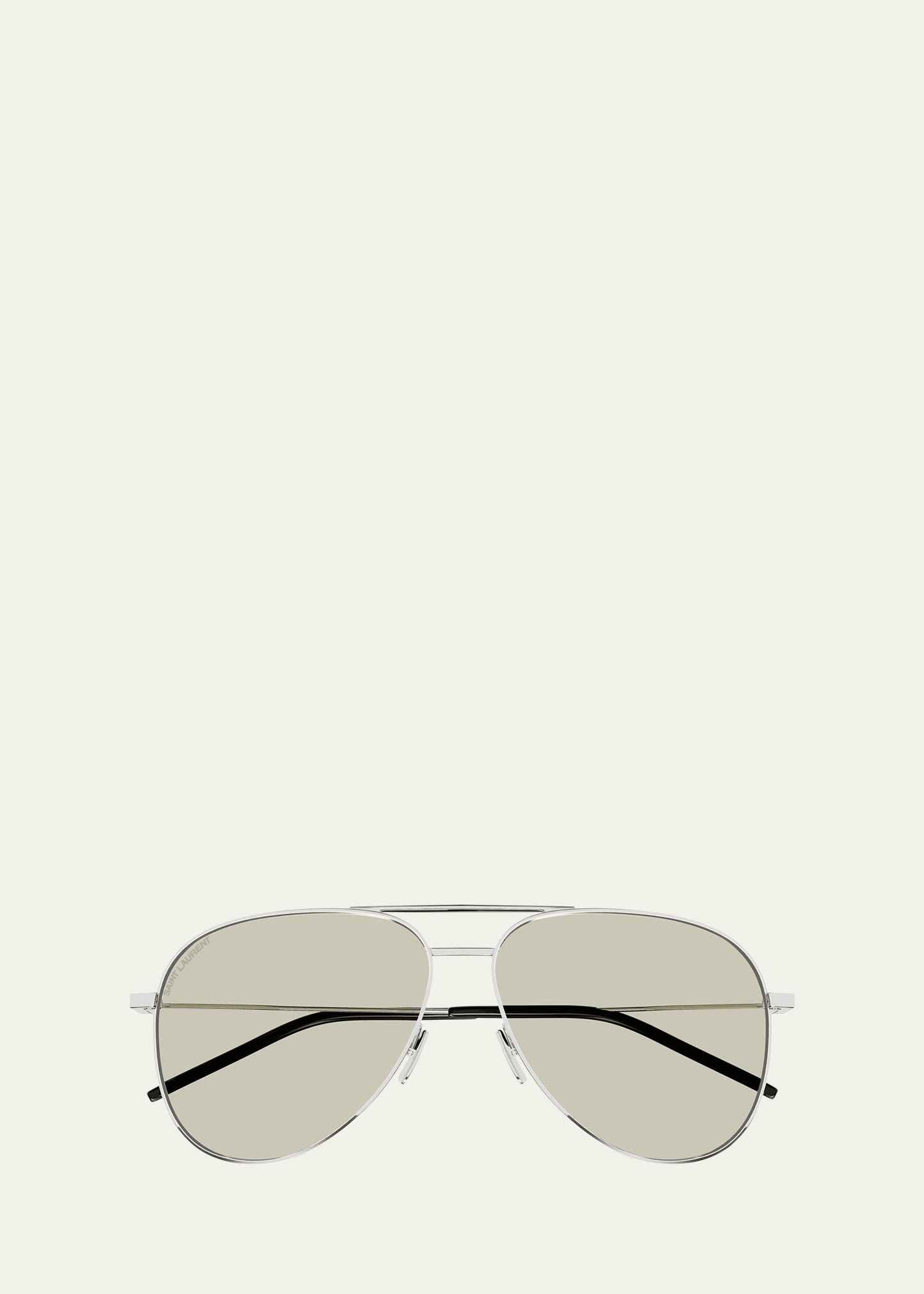 Classic Aviator Metal Sunglasses - 1