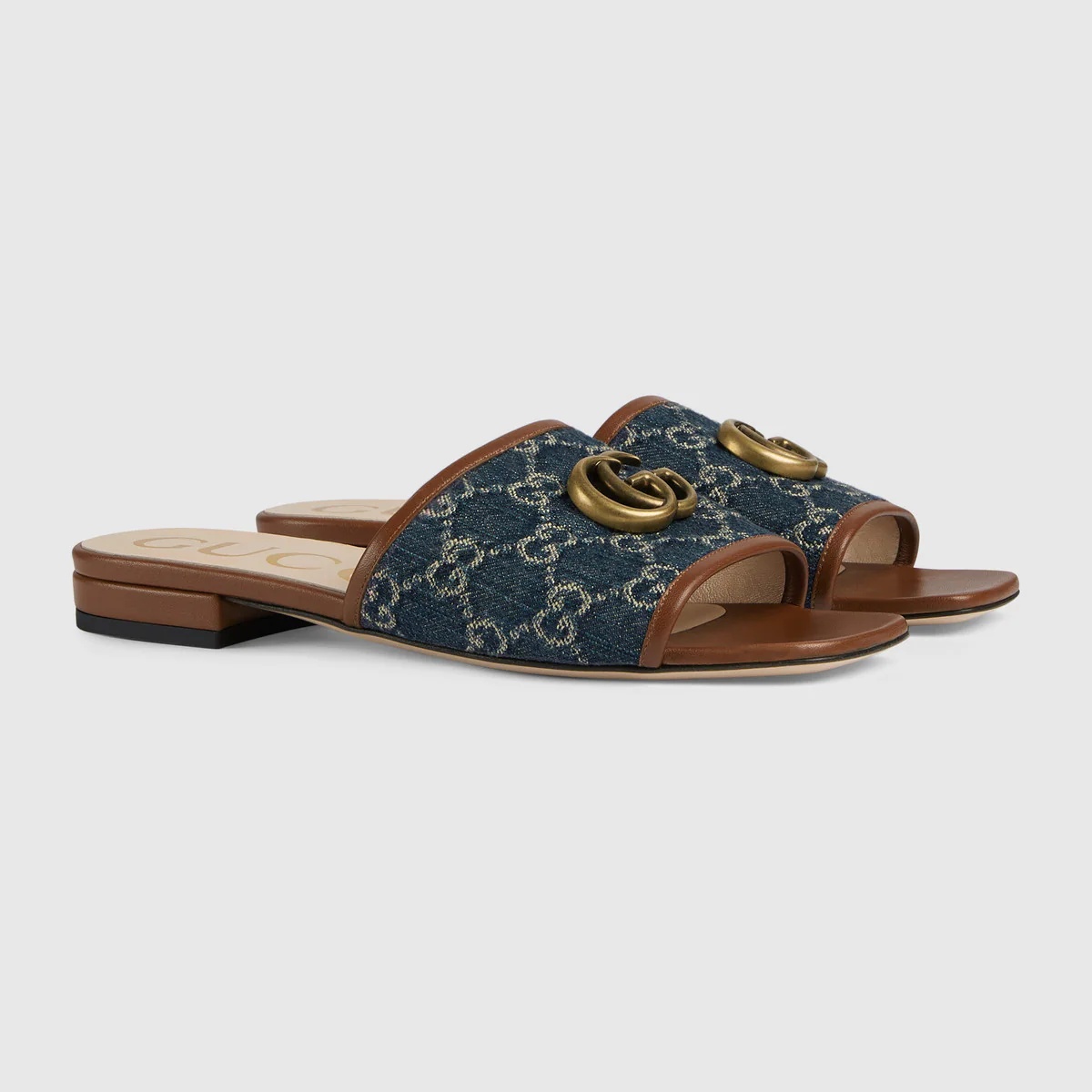 Women's slide sandal with Double G - 2