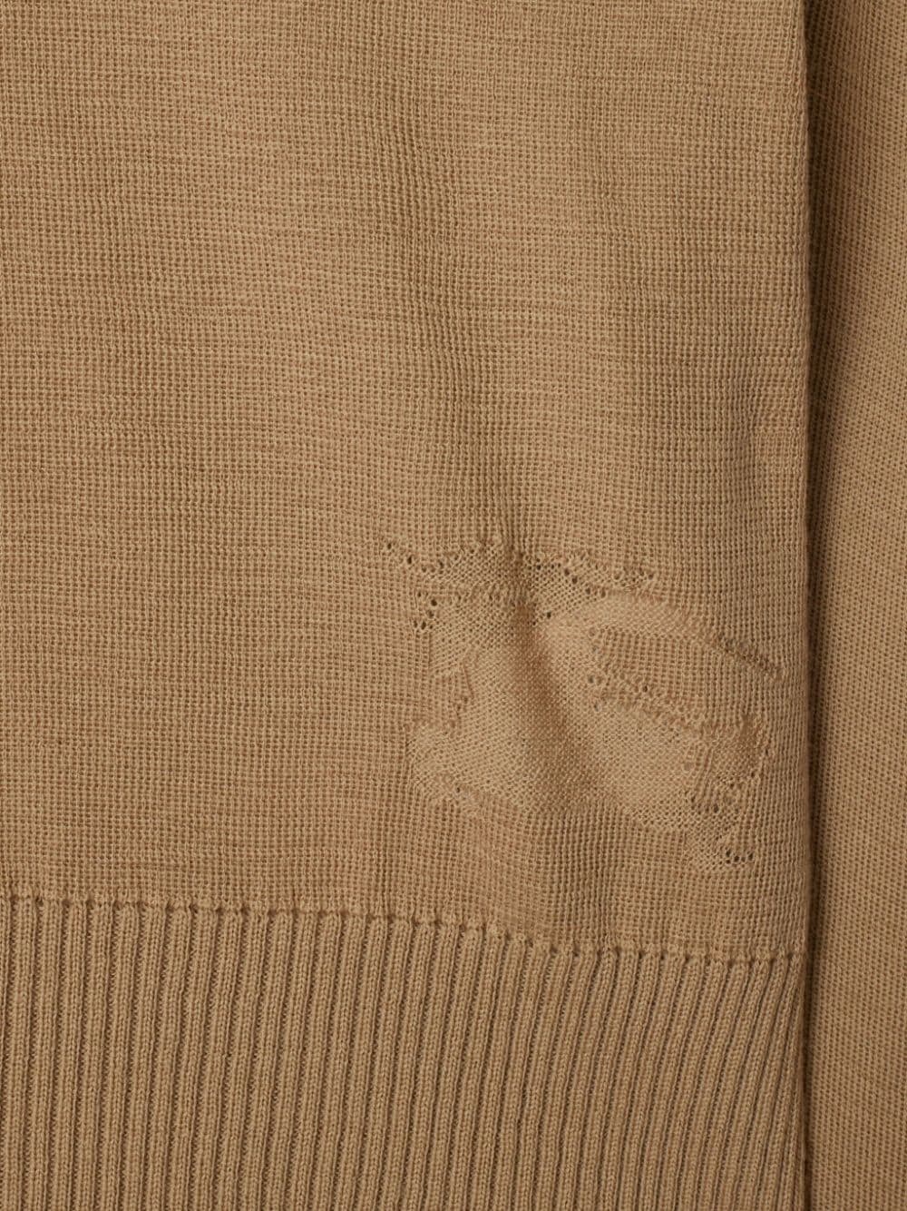 high-neck wool jumper - 6