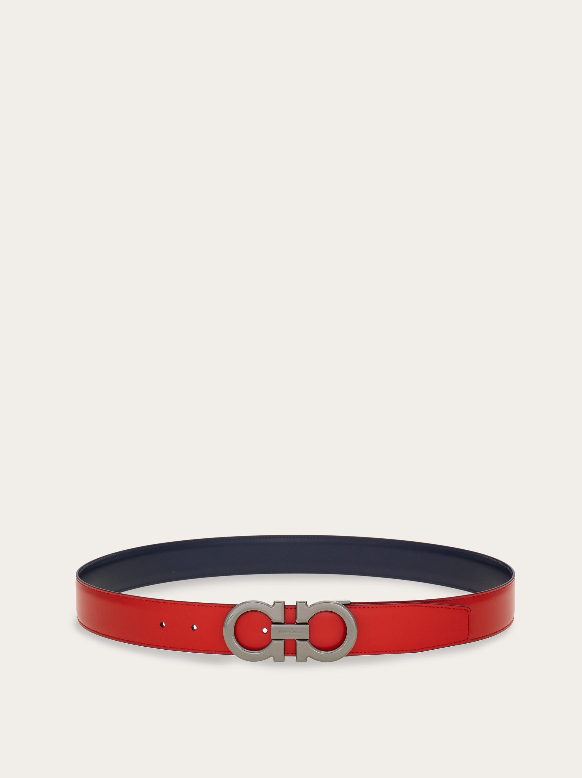 Reversible and adjustable Gancini belt - 3