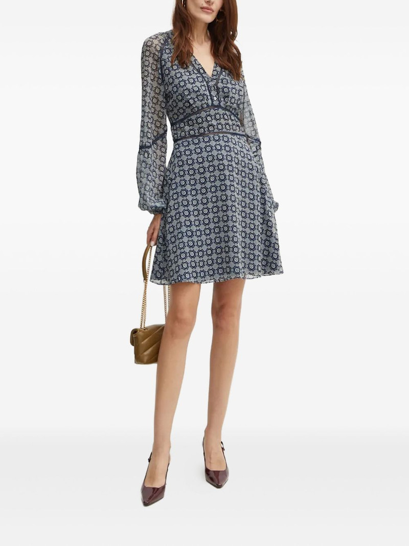 GUESS USA floral-pattern V-neck mini dress outlook