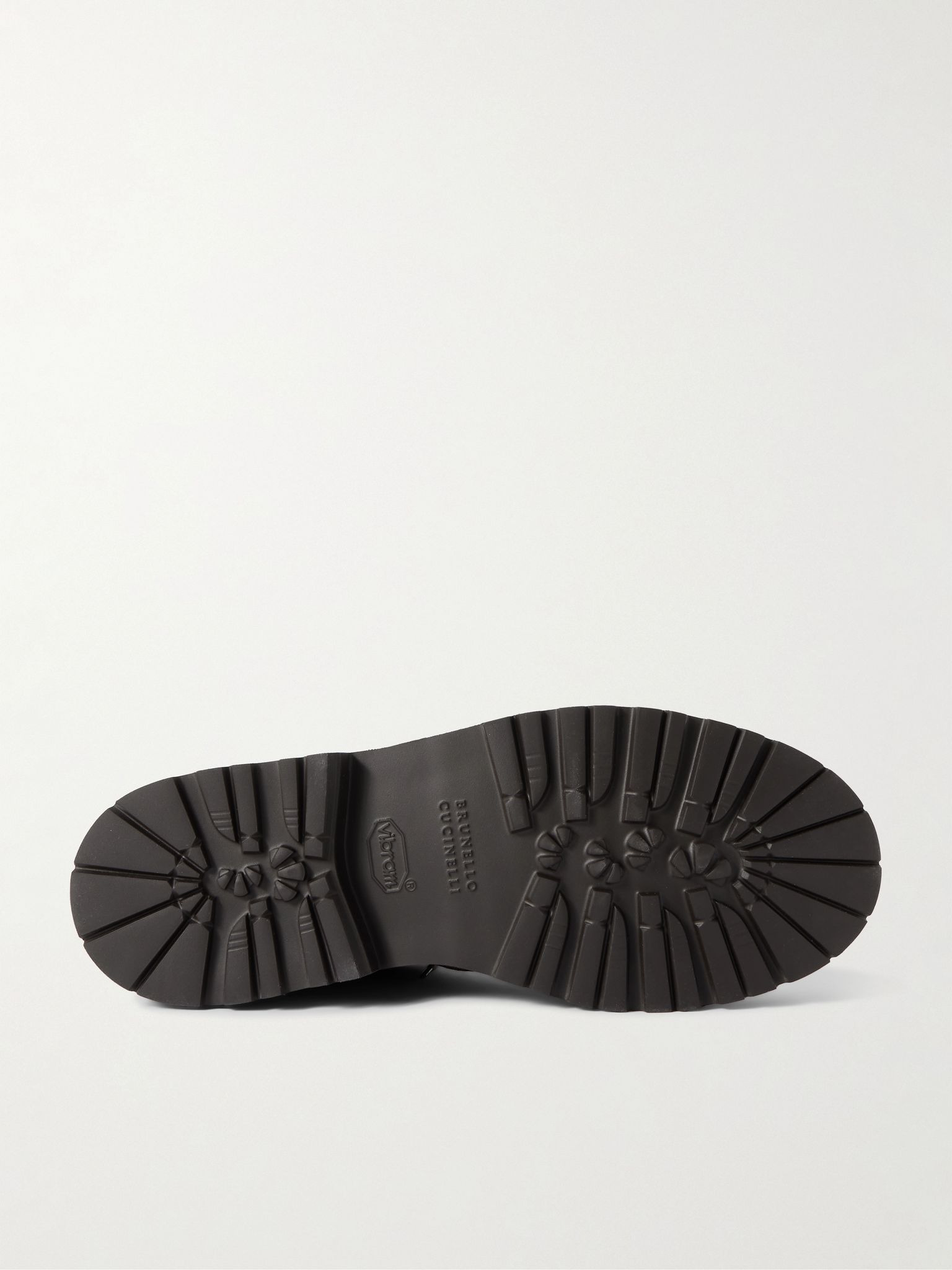 Suede Lace-Up Boots Brown - 3