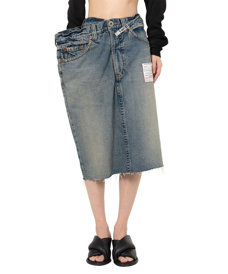 Huge Layered Denim Skirt 10