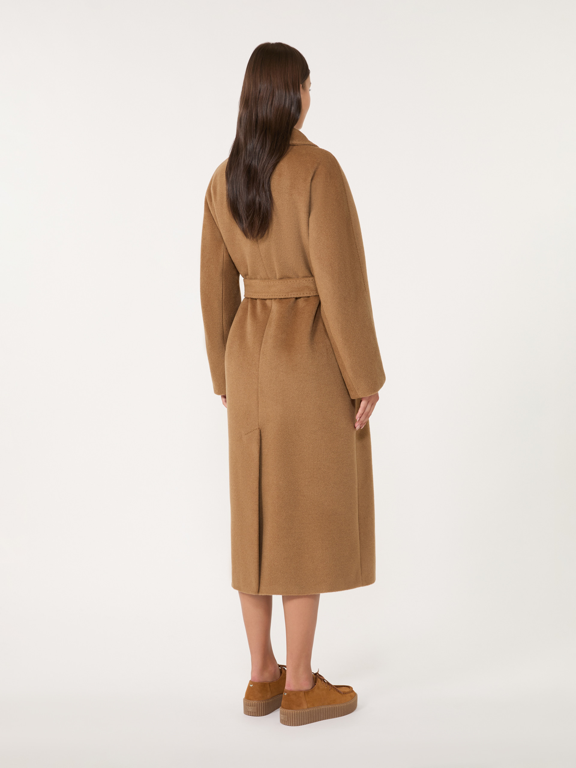 TEMPERA Long wool and alpaca coat - 4