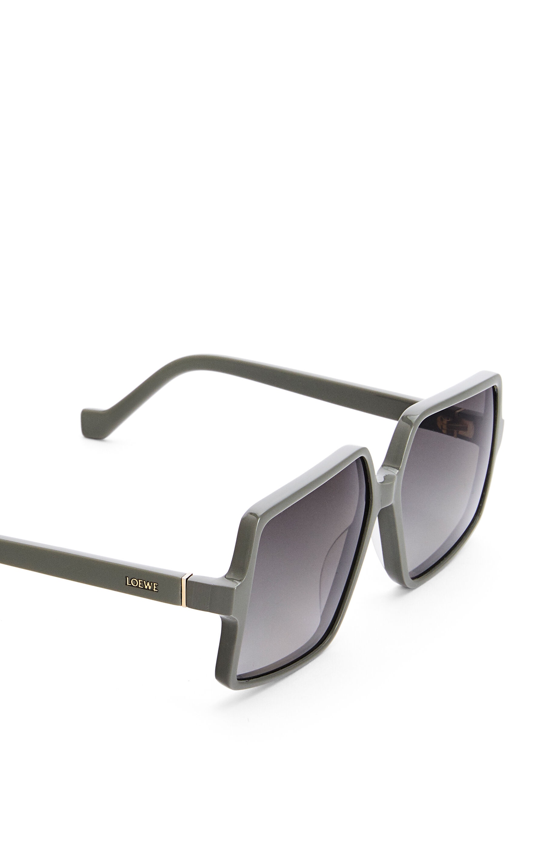 Thin acetate pentagon sunglasses - 5