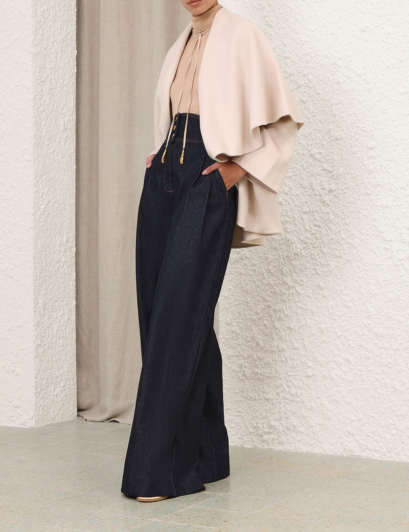 REBELLION TIE NECK CAPE 8