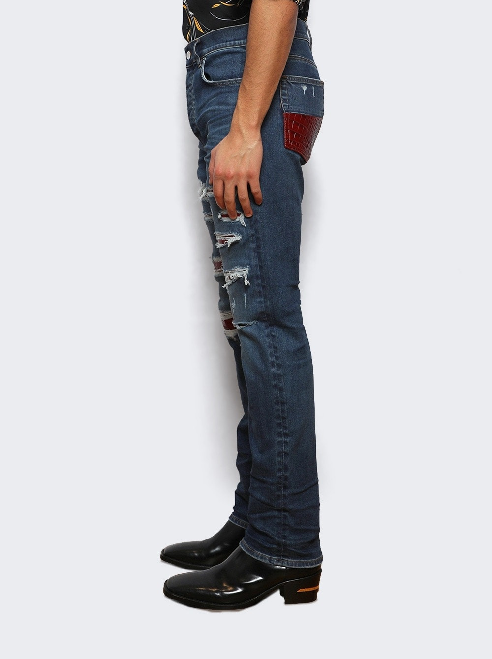 Croc Slim Thrasher Jean Dark Indigo - 3