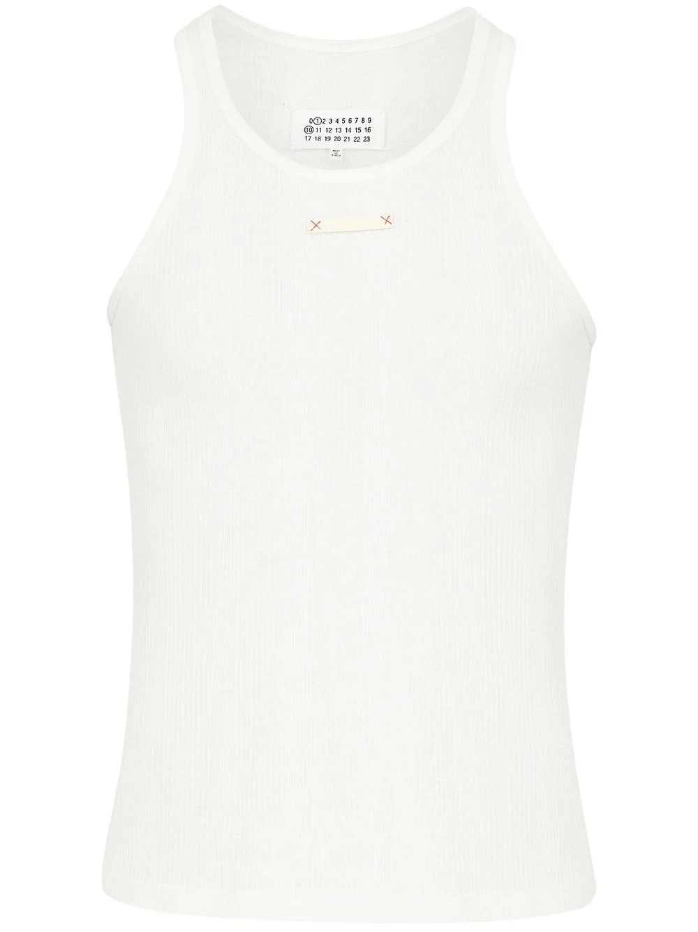 Logo cotton blend tank top - 1
