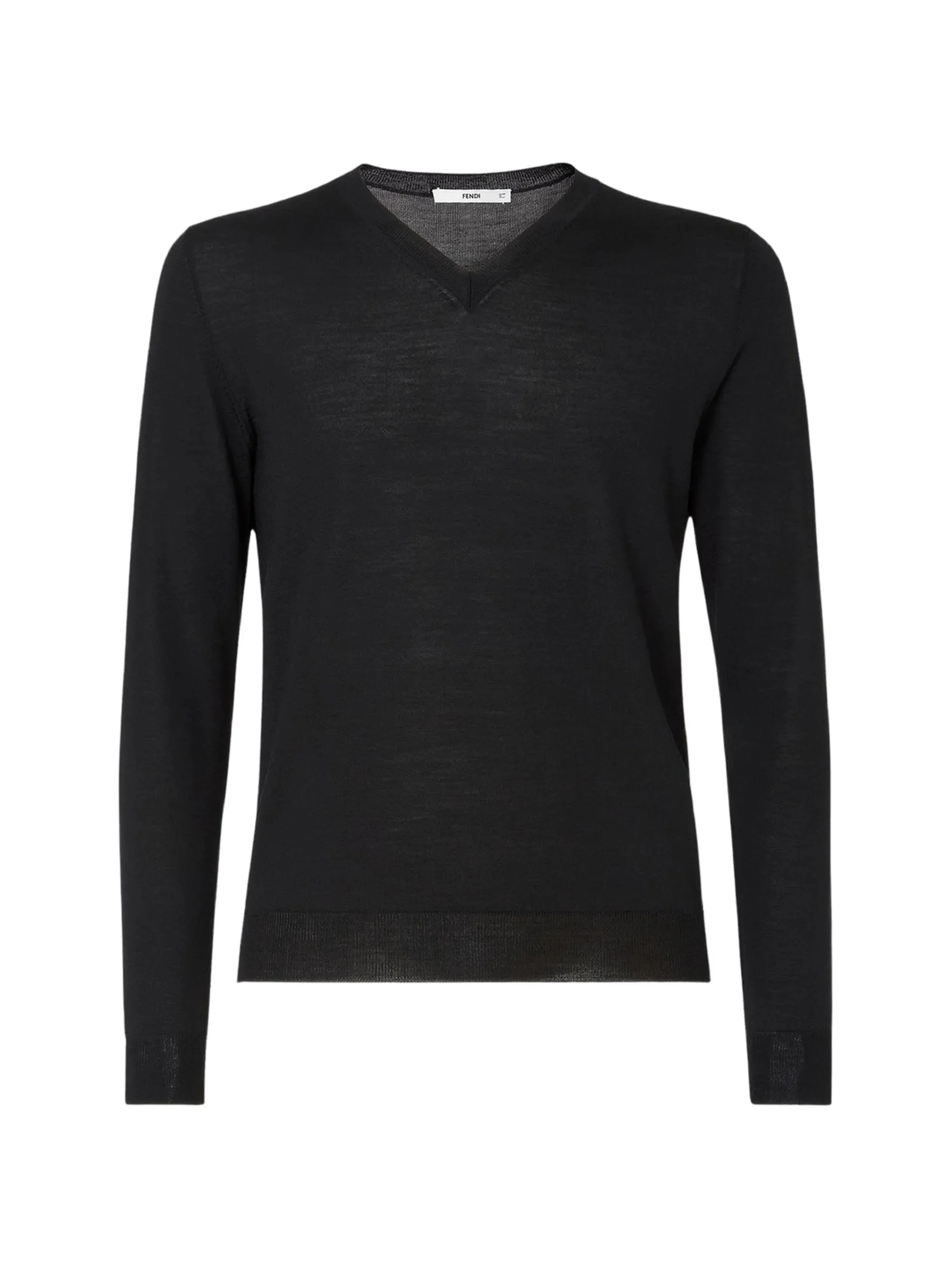 Fendi Black Wool Pullover - 1