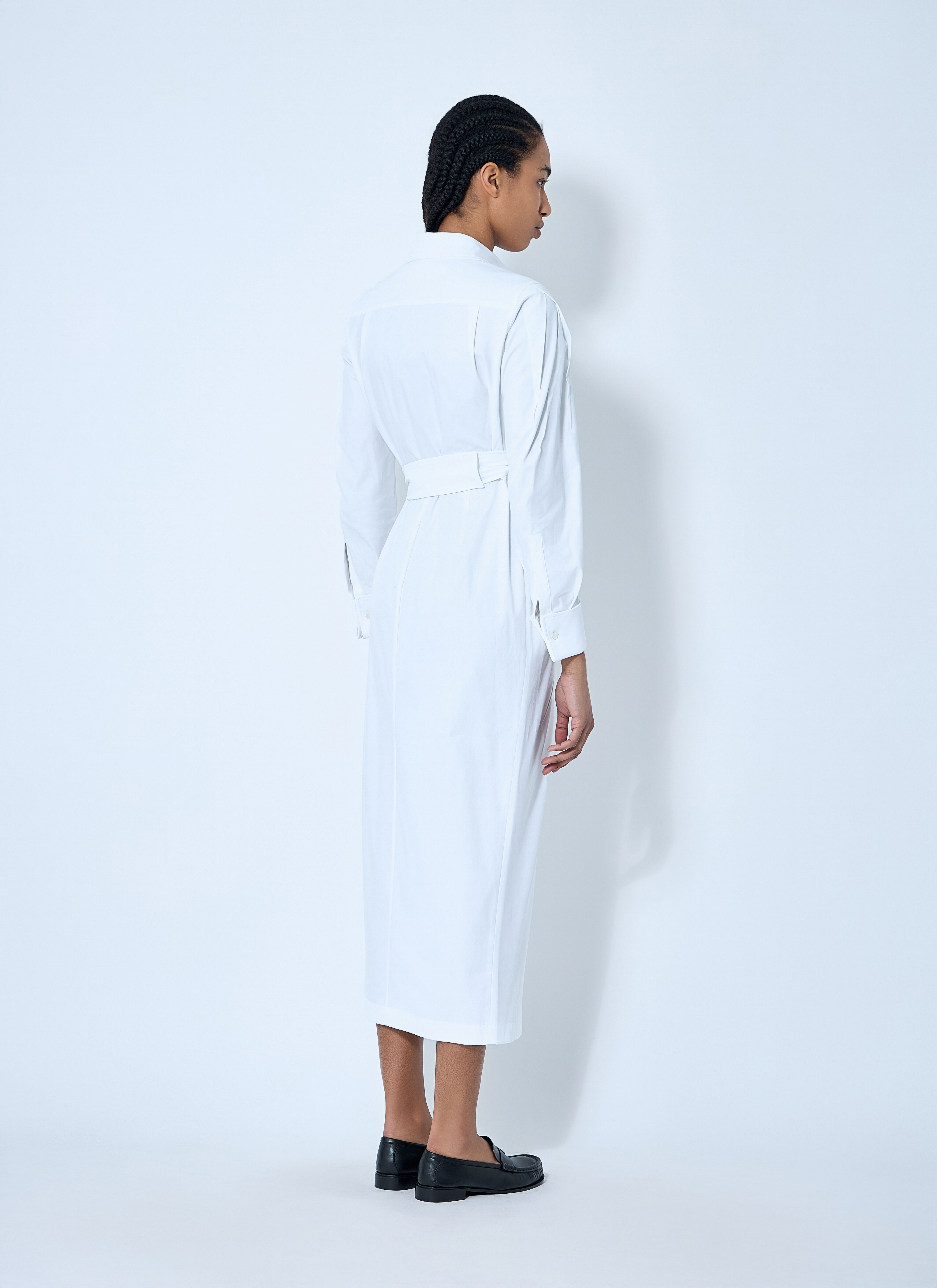 Poplin Shirt Dress - 4
