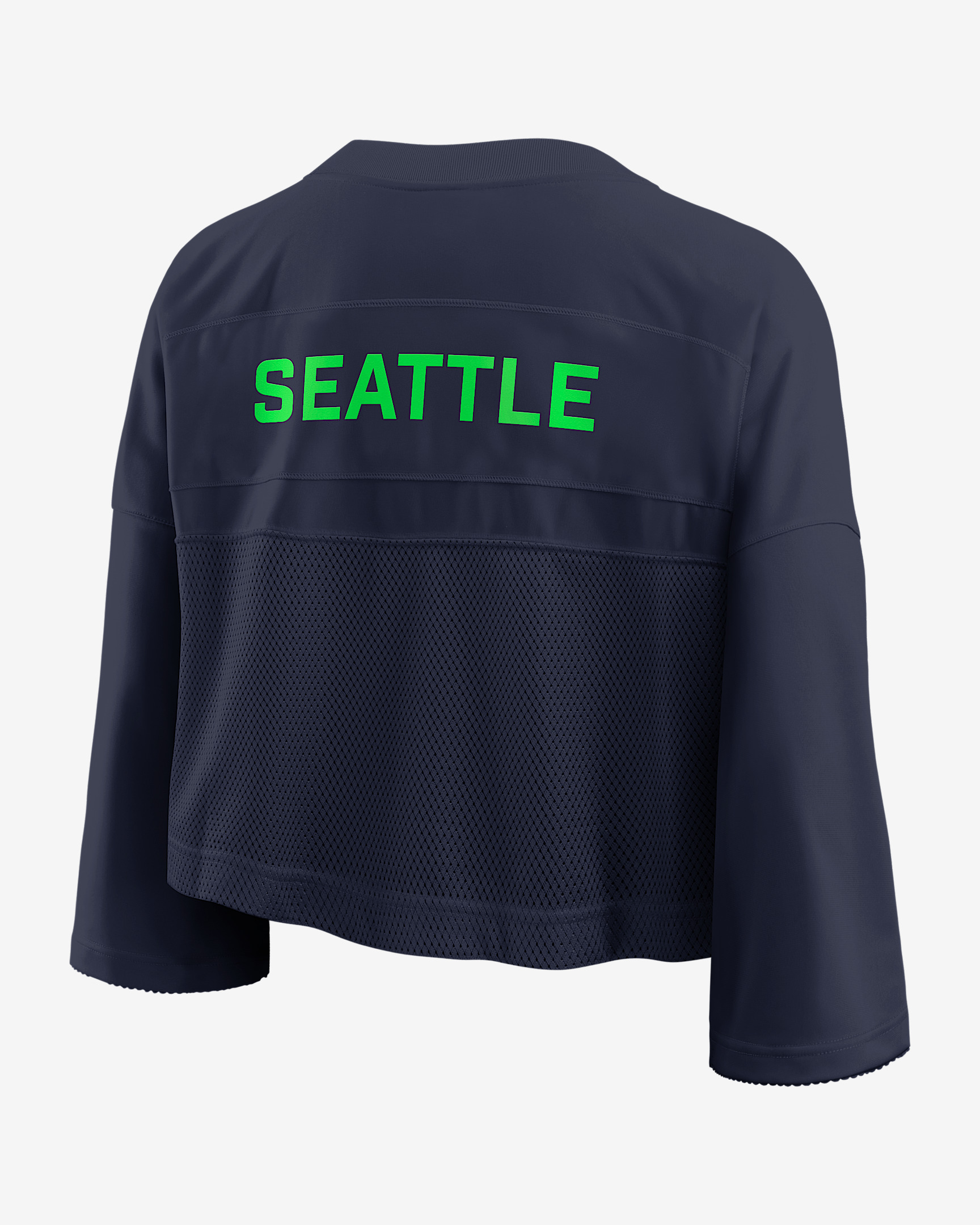 Seattle Seahawks Wide Receiver Jersey Fashion Women's Nike Dri-FIT NFL Cropped Top - 2