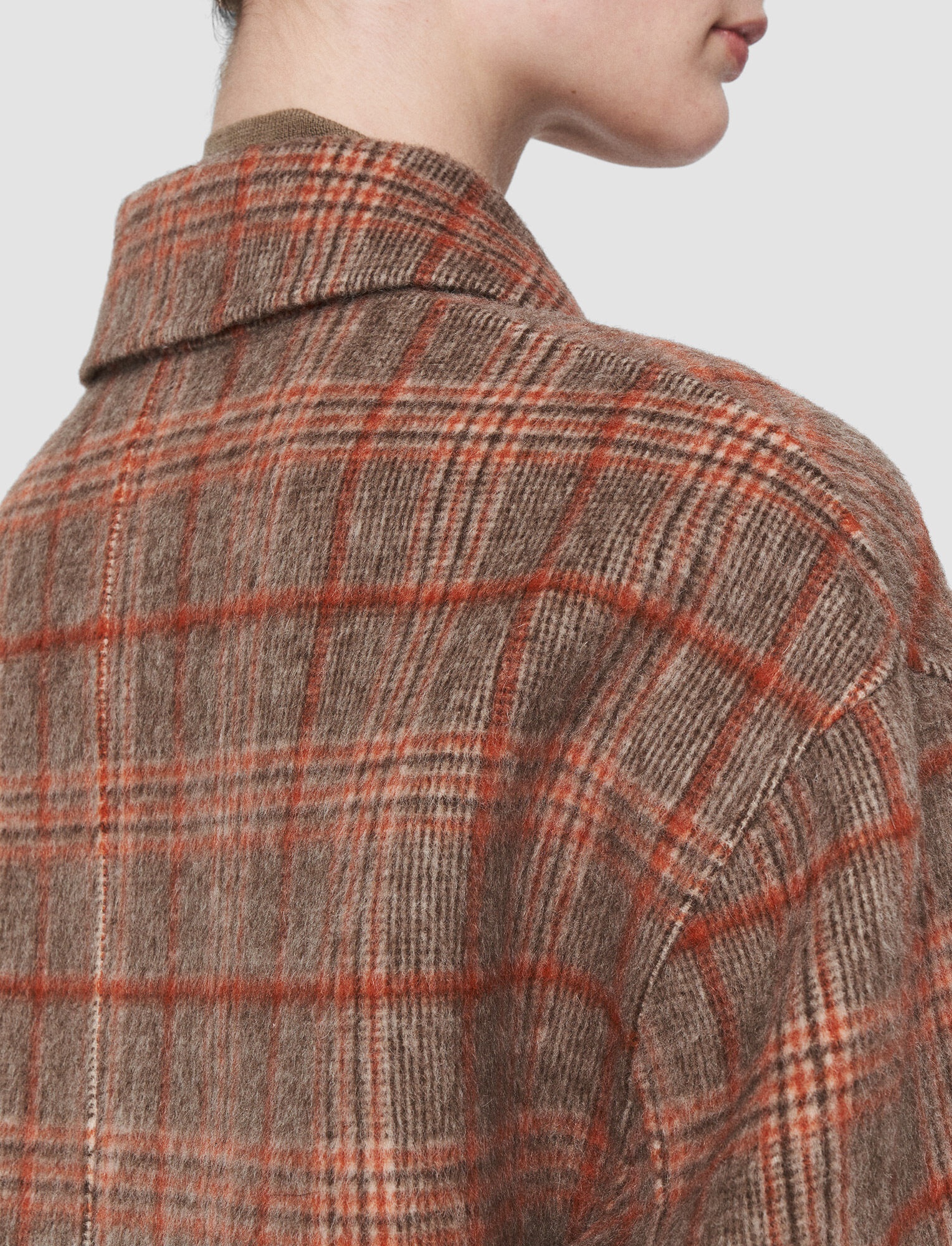 Double Face Plaid Gerrard Coat - 6
