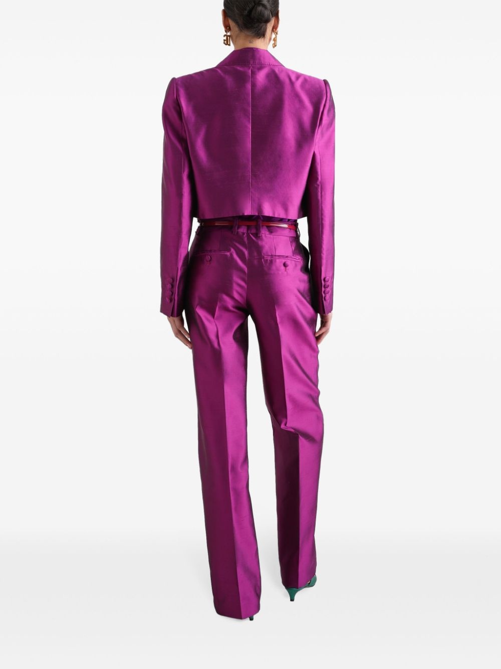 pussybow-collar shirt - 3