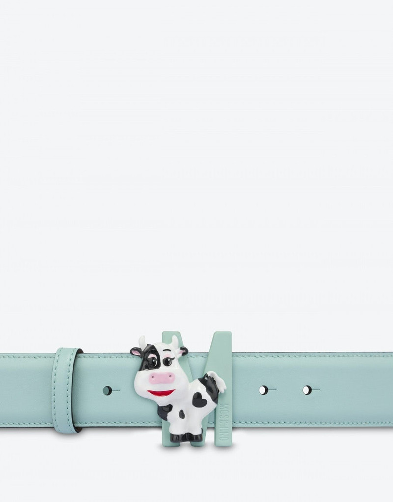 Moschino M BABY COW CALFSKIN BELT outlook