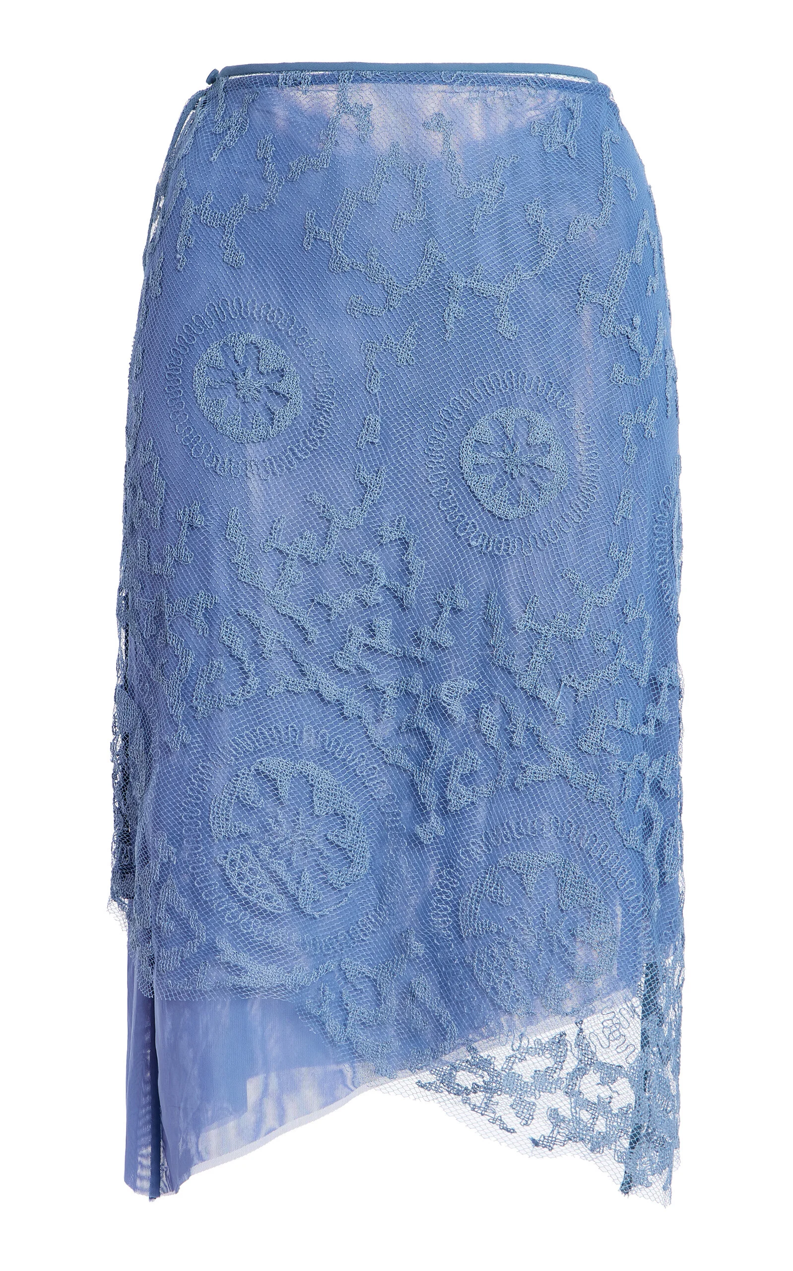 Leif Lace Midi Skirt blue - 1