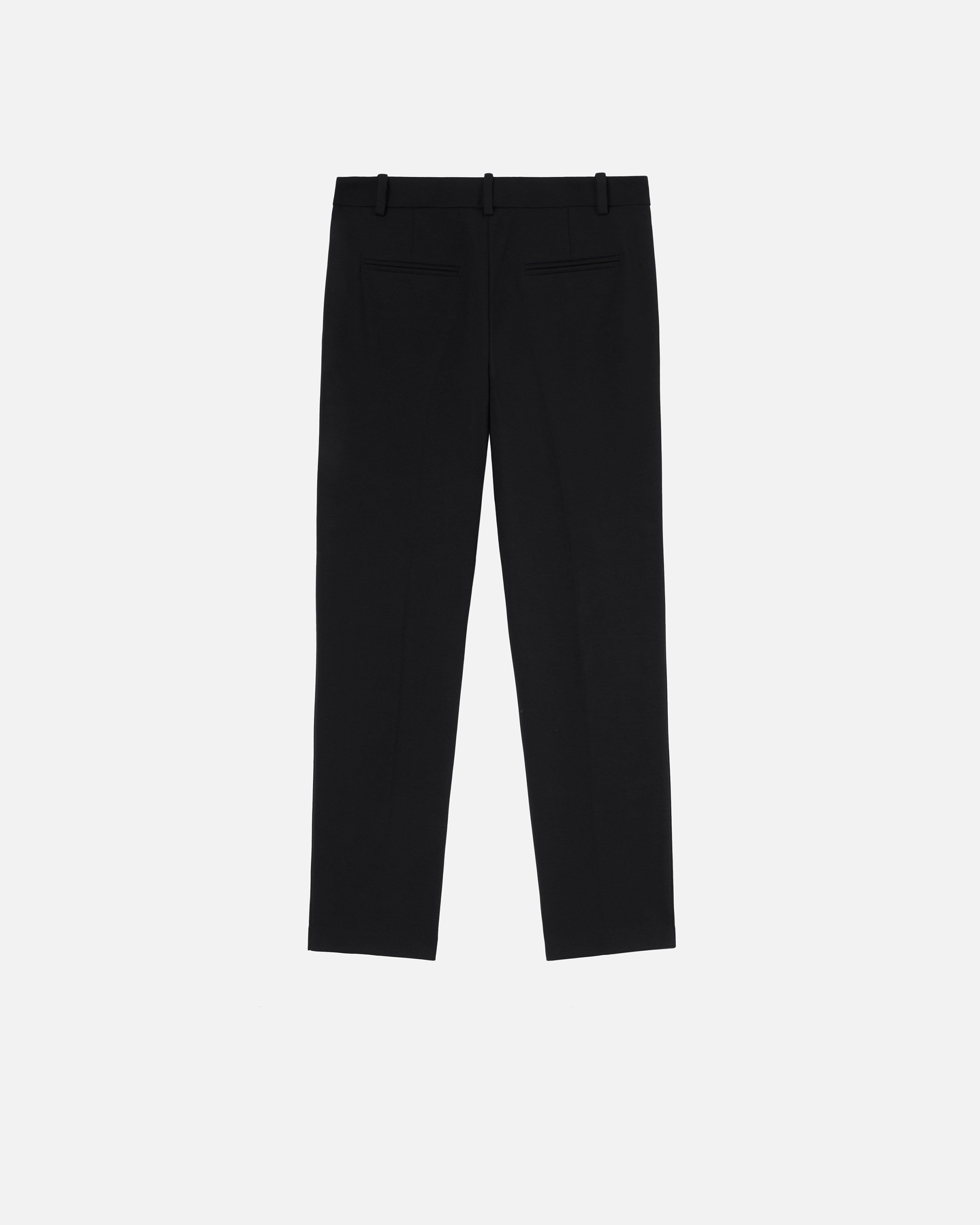 TECHNICAL FABRIC CIGARETTE TROUSERS - 6